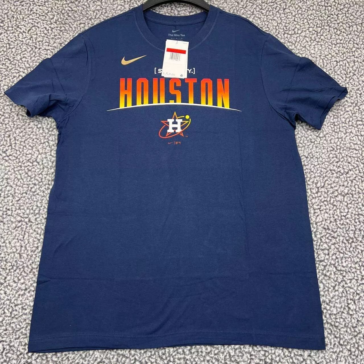 Nike Houston Astros Shirt Men Space City Short Sleeve Crew Neck L Size US L / EU 52-54 / 3 - 1 Thumbnail