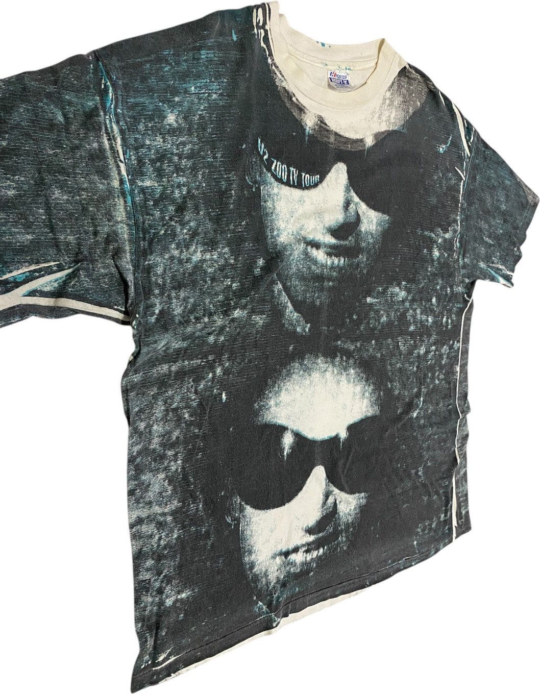 Hanes RARE!!! Vintage 90’s U2 Band Zoo TV Tour Promo Mosquitohead Size US XXL / EU 58 / 5 - 8 Thumbnail