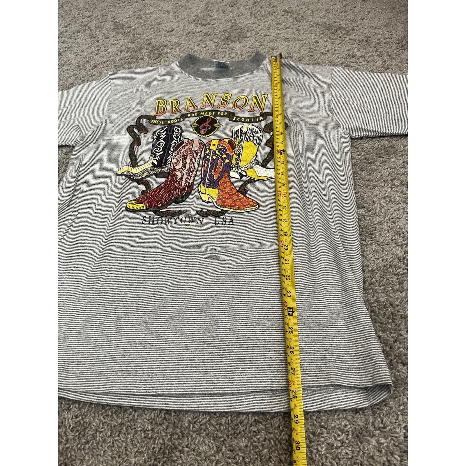 Other Vtg Belton Branson Missouri Cowboy Boots T Shirt USA L Size US L / EU 52-54 / 3 - 6 Thumbnail