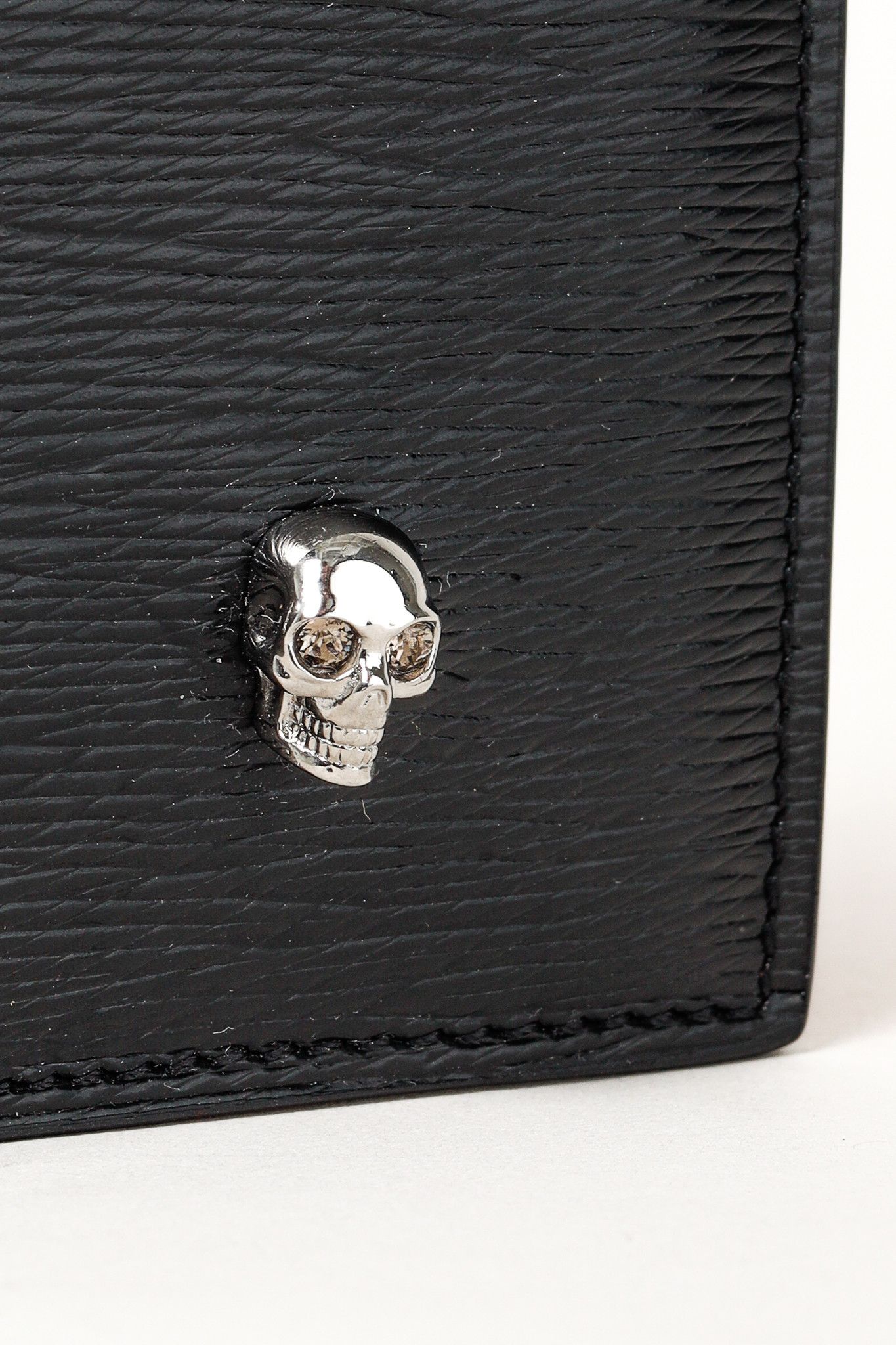 Alexander McQueen Alexander McQueen Black-Leather Skull Pocket Organizer Size ONE SIZE - 4 Thumbnail