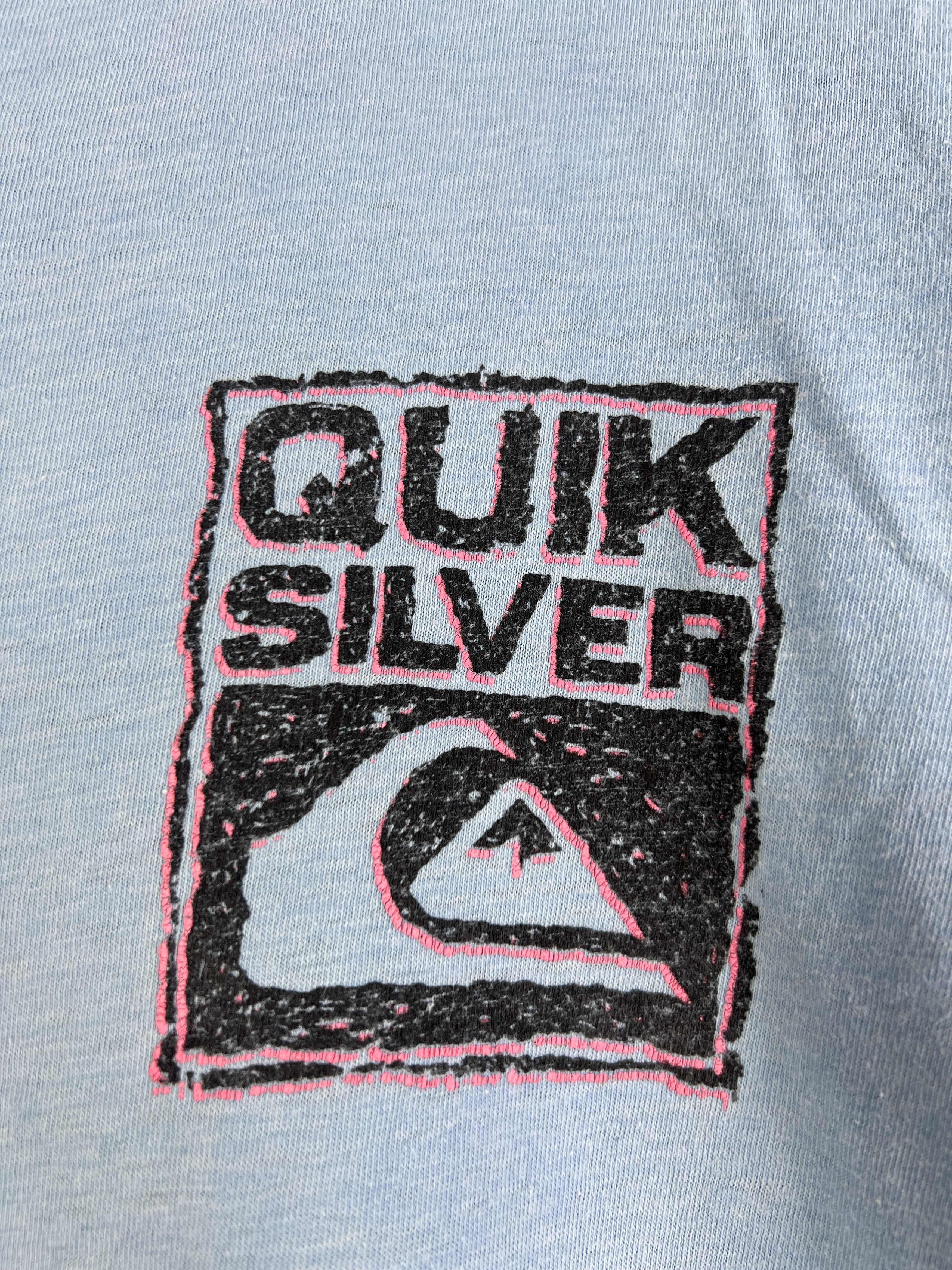 Quiksilver No.5192 Vintage 90s Quiksilver Graphic Tee (L) Size US L / EU 52-54 / 3 - 8 Thumbnail