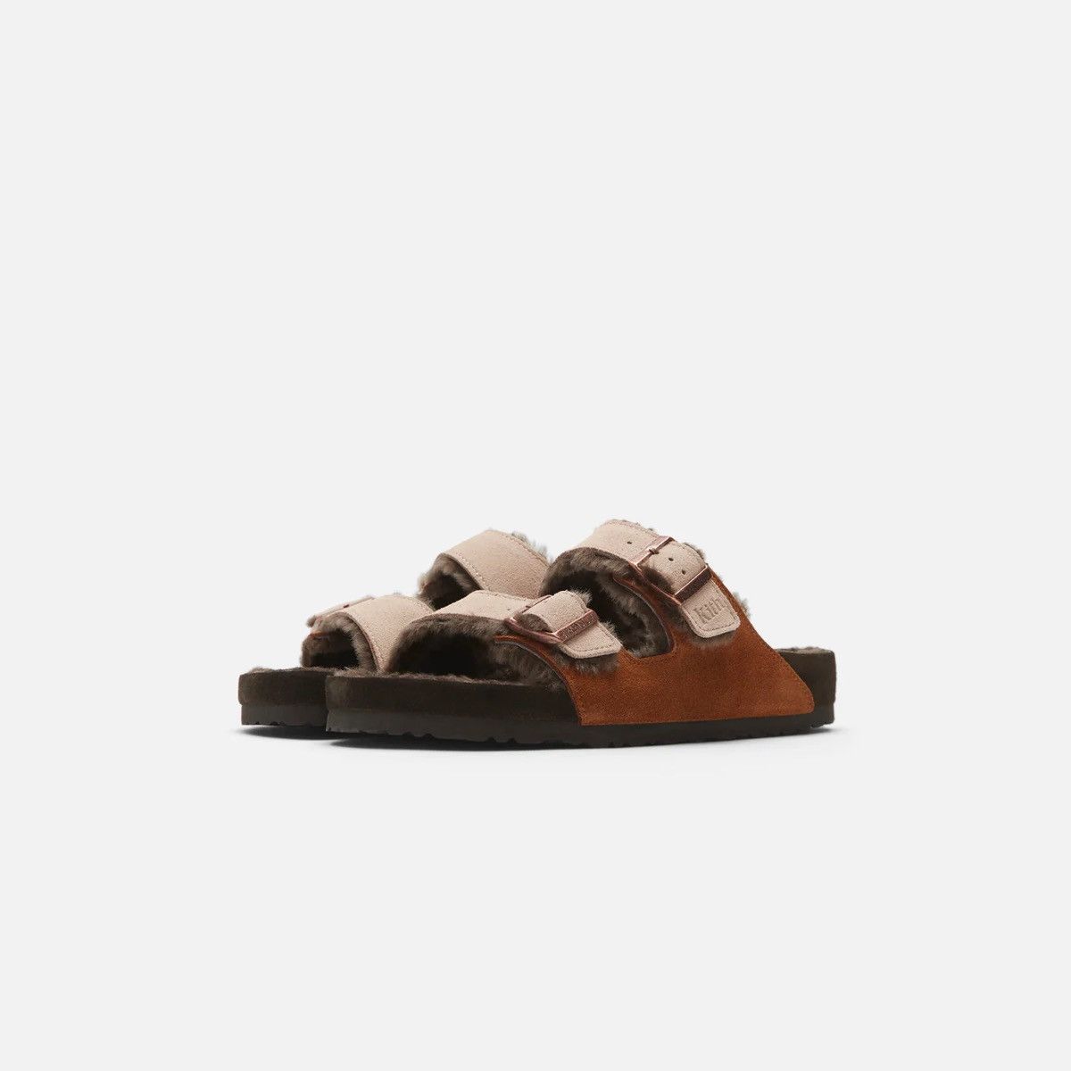 Birkenstock × Kith Kith x Birkenstock Arizona Shearling Mink Dark Brown (US 13) Size US 13 / EU 46 - 2 Thumbnail