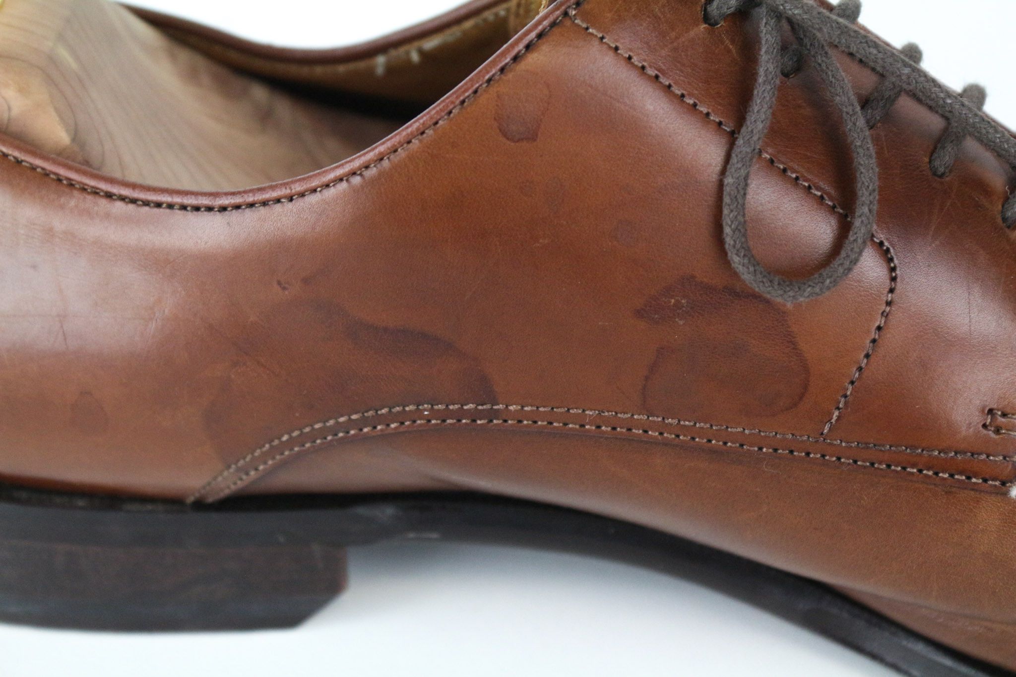 Suitsupply EU45 Brown Leather Laced Low-Top 72745 Size US 12 / EU 45 - 12 Thumbnail