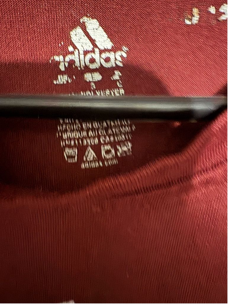 Adidas UMass Minutemen S/S Baseball Adidas T-shirt Men's L Red Size US L / EU 52-54 / 3 - 3 Thumbnail