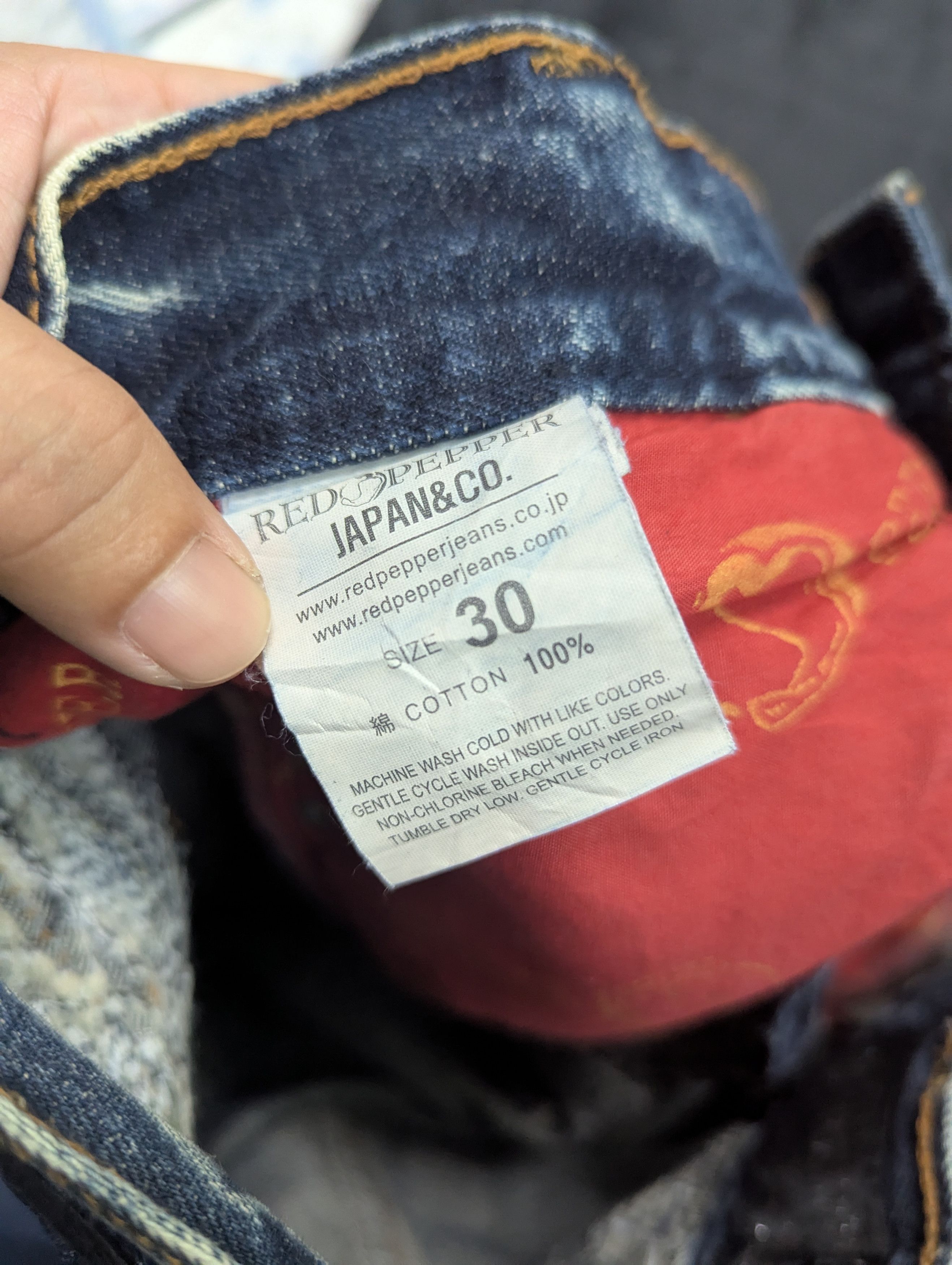 Other Red Pepper Y2K design size 31 Size US 31 - 6 Thumbnail