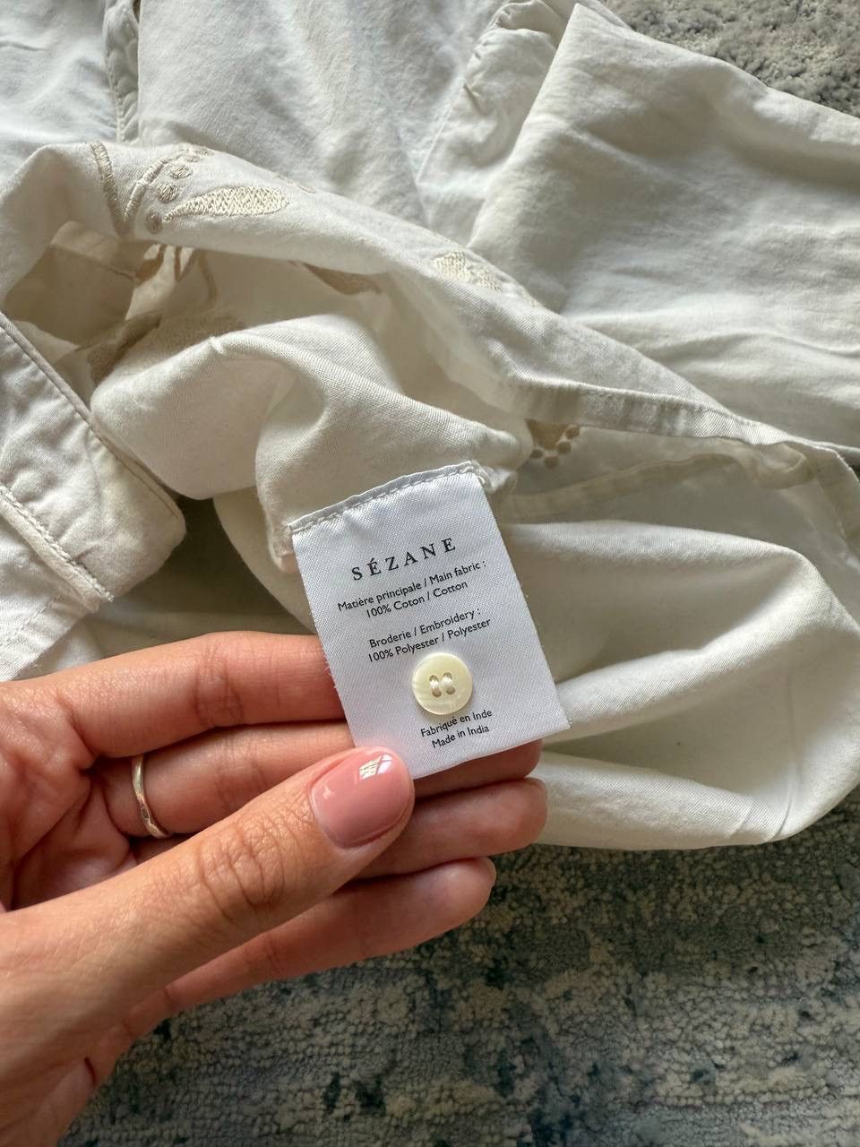 Sezane Sezane Shirt Size S / US 4 / IT 40 - 7 Thumbnail