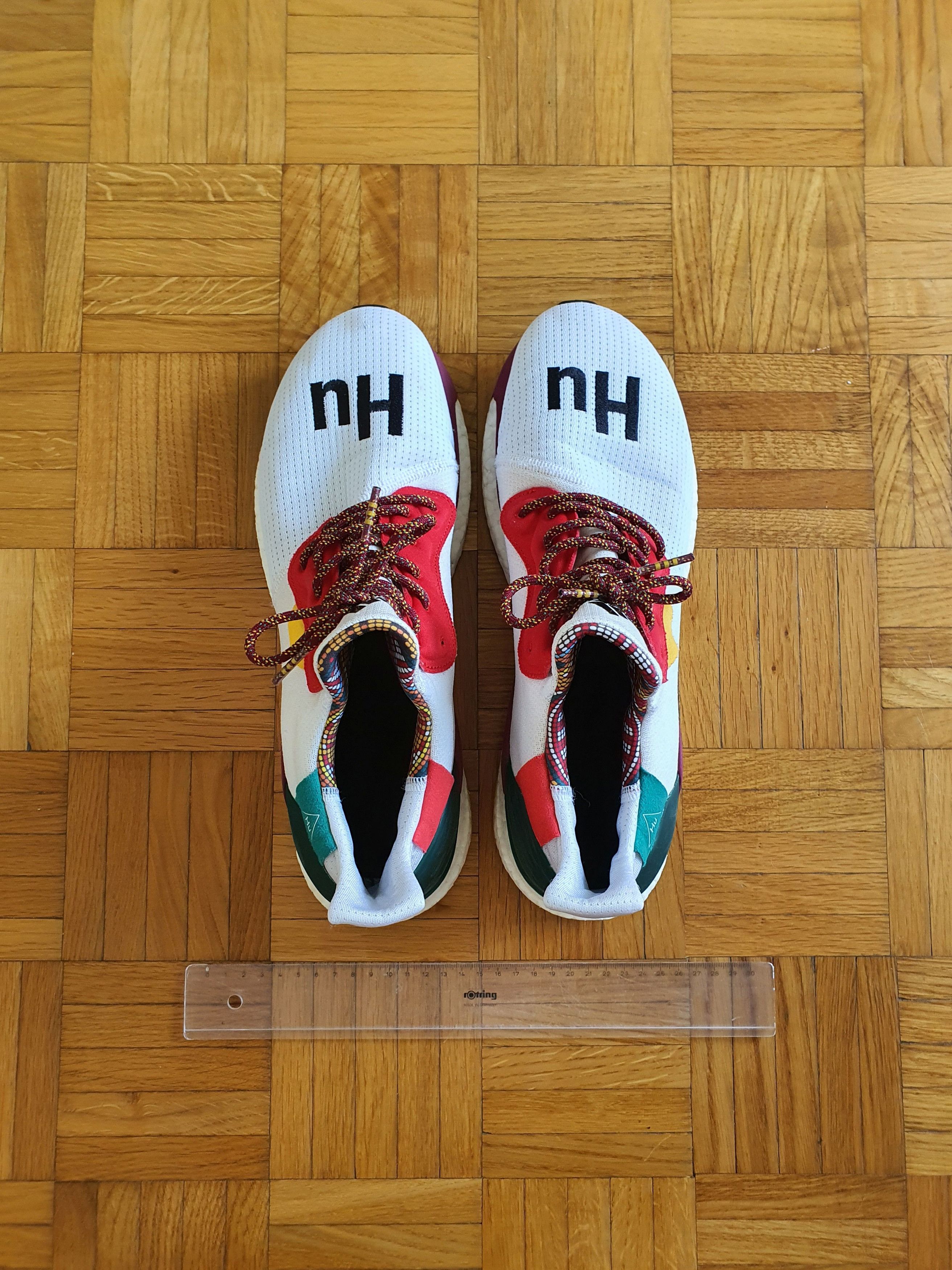 Adidas × Pharrell SOLAR GU GLIDE BOOST (White, BB8044) - US 14, EU 49.3, 32 cm Size US 14 / EU 47 - 5 Thumbnail