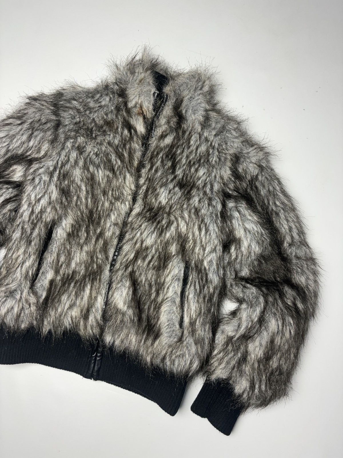 Vintage Vintage faux fur opium style cropped jacket Size XS / US 0-2 / IT 36-38 - 4 Thumbnail