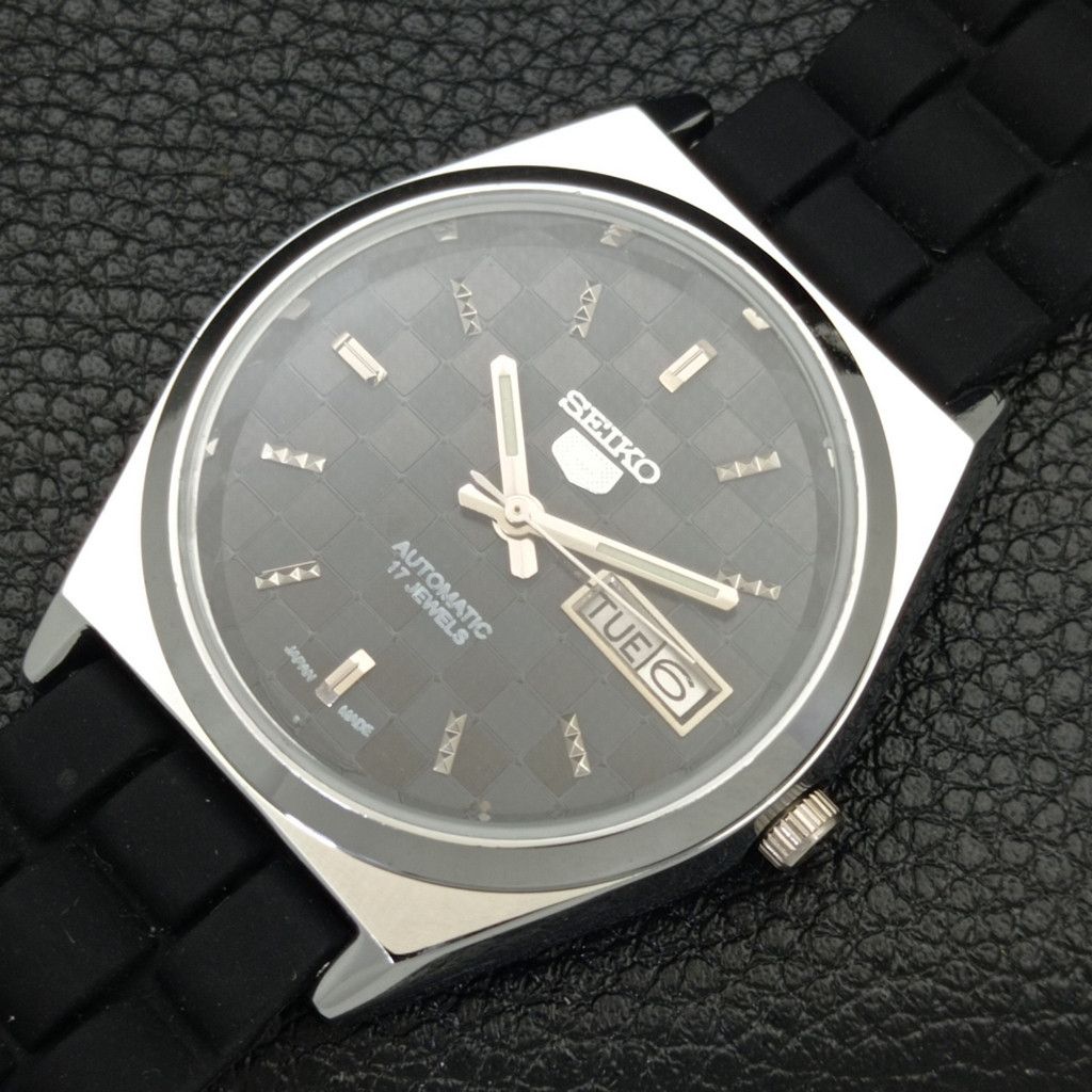 Seiko REFURBISHED VINTAGE SEIKO 5 AUTO JAPAN MENS WATCH a440215 Size 38 - 5 Thumbnail