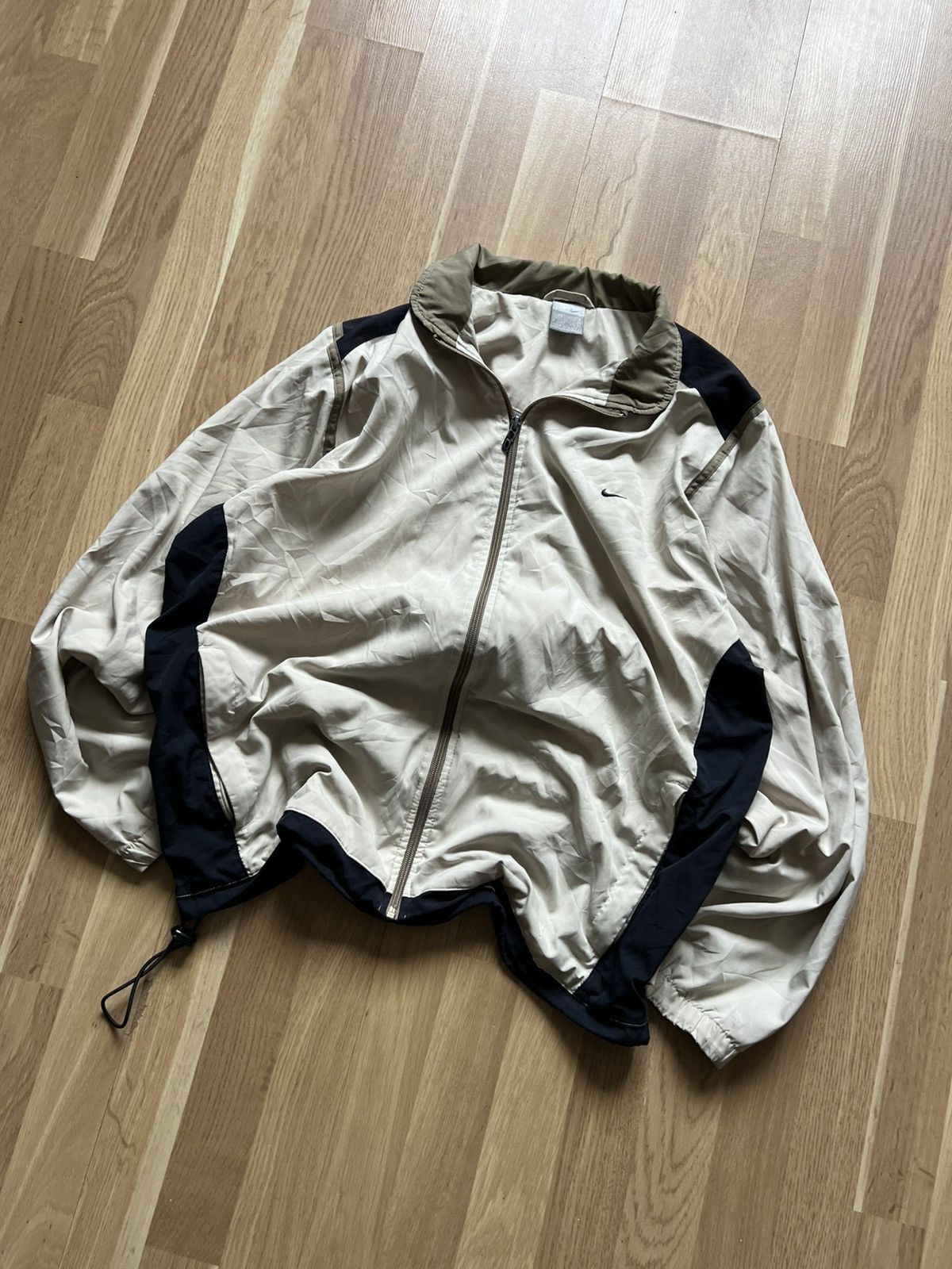 Nike Nike vintage windbreaker y2k style beige drill hype Size US L / EU 52-54 / 3 - 3 Thumbnail