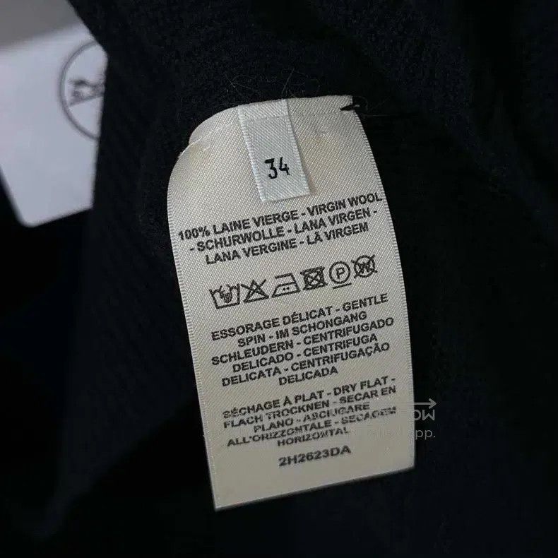 Hermes Hermes Black patterned wool sweater Size XXS / US 00 / IT 34 - 5 Thumbnail