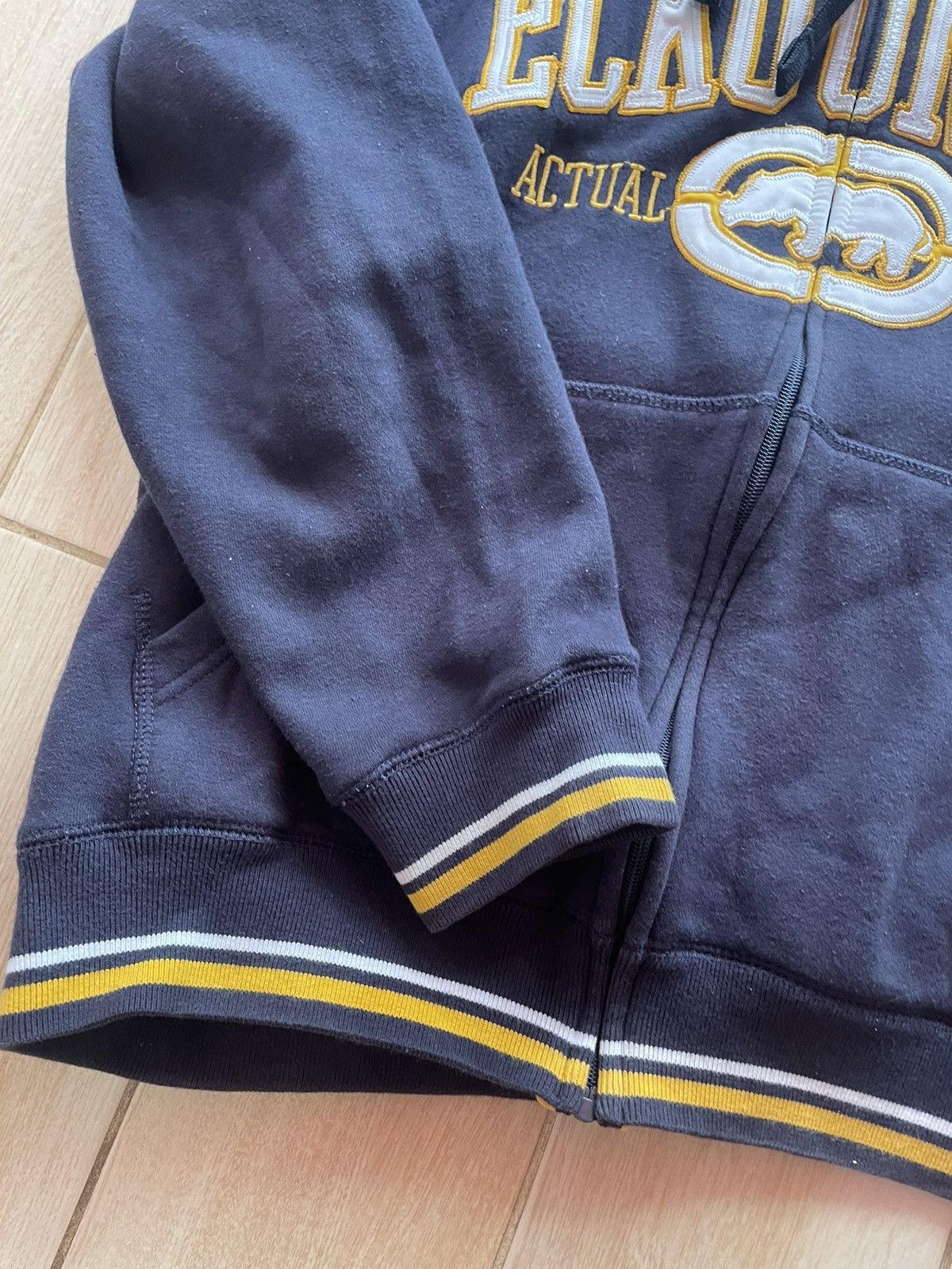 Ecko Unltd. × Vintage Vintage Ecko Untld Actual Big Logo Skate Zip Hoodie Y2K Size US L / EU 52-54 / 3 - 5 Thumbnail