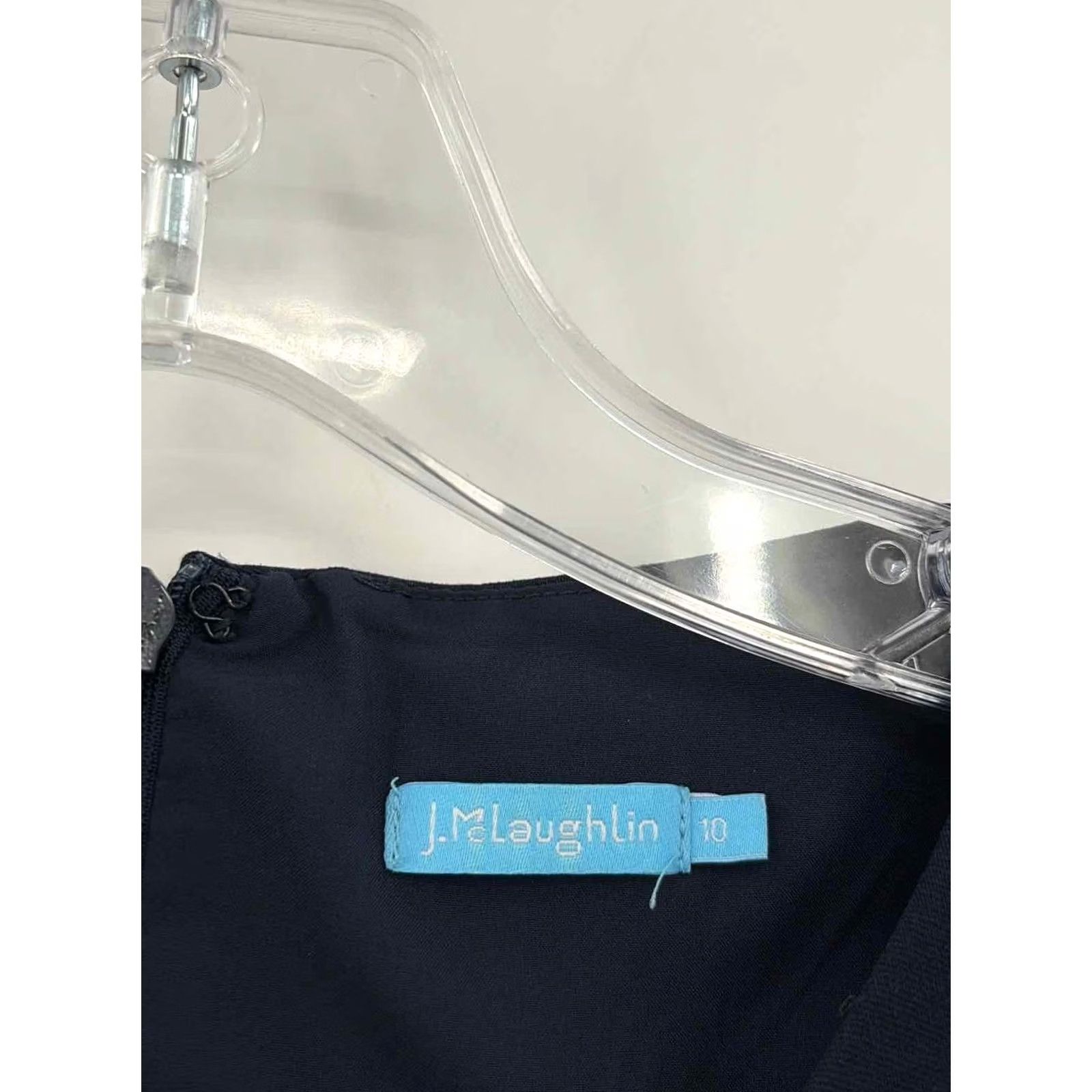 J.McLaughlin J Mclaughlin Navy Knee Length Sleeveless Dress 10 Regular Size L / US 10 / IT 46 - 3 Thumbnail