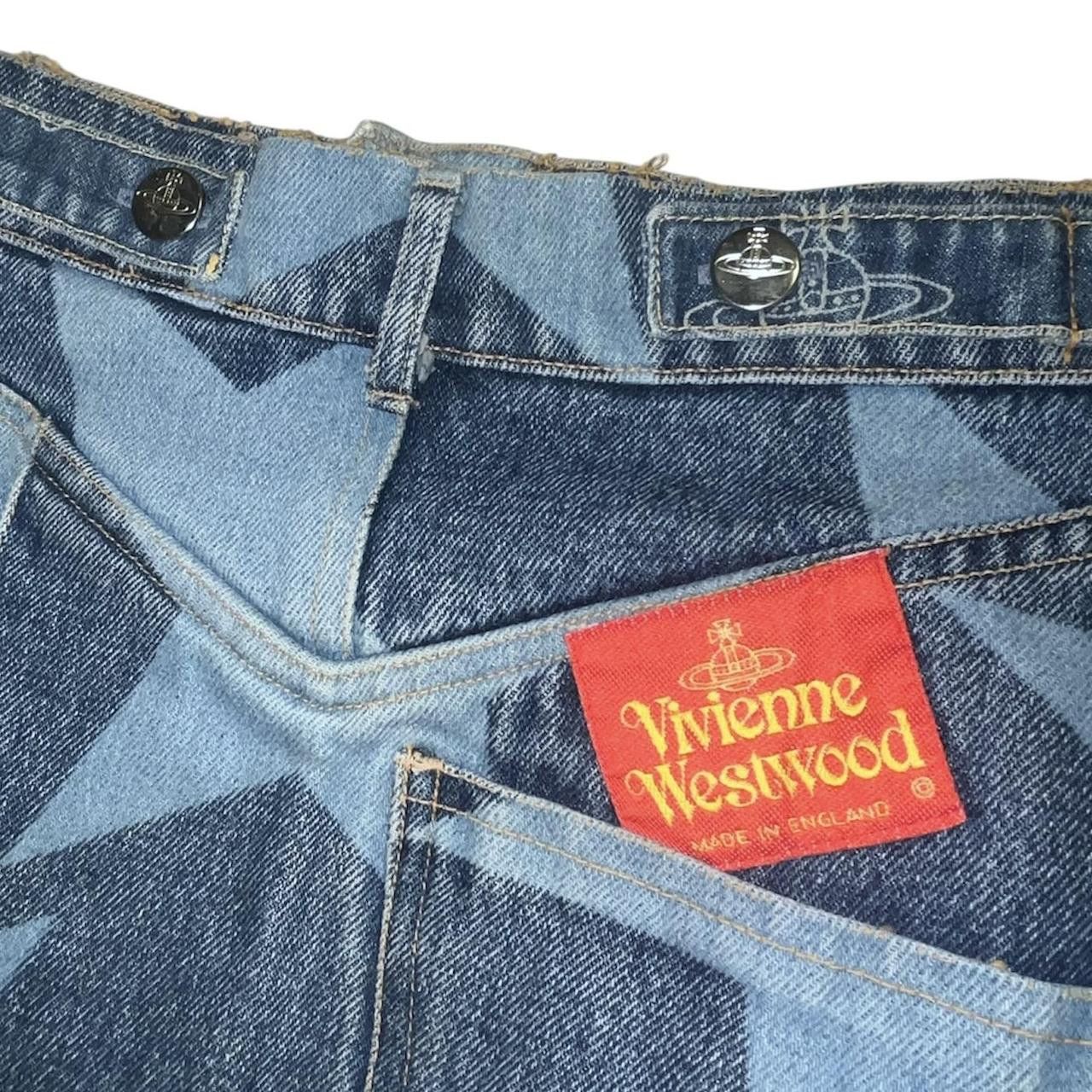 Vivienne Westwood Vintage 1986 S/S Mini-Crini Star Denim Miniskirt Size 26" / US 2 / IT 38 - 3 Thumbnail