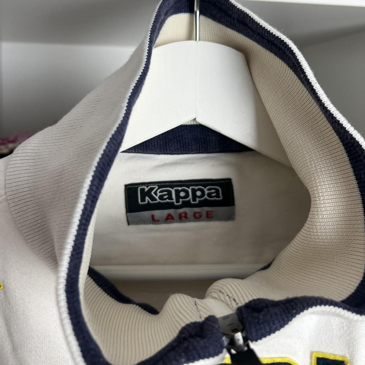 Kappa Vintage 90s kappa Sverige Sweden zip football block core style sweatshirt Size US L / EU 52-54 / 3 - 6 Thumbnail