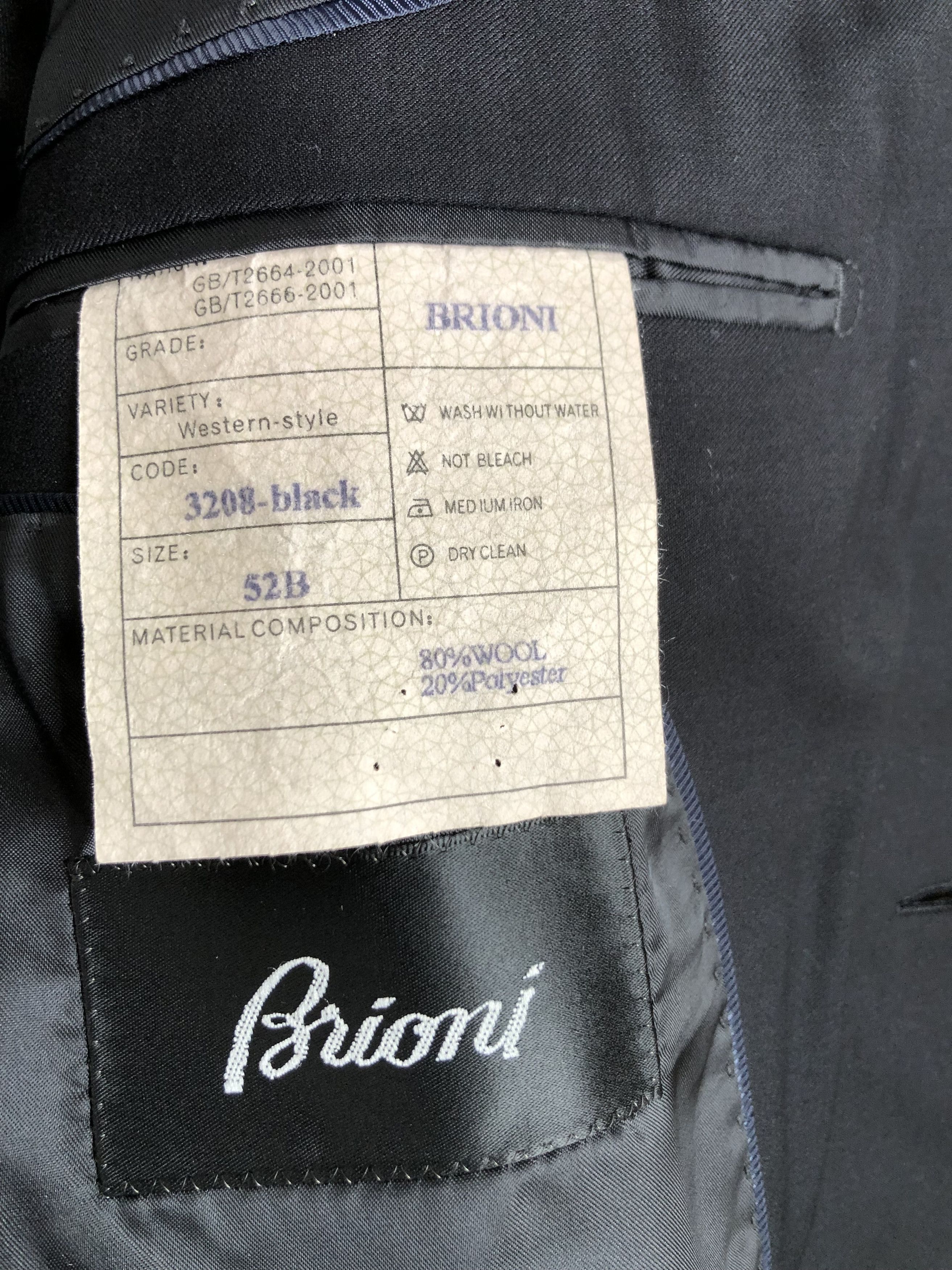 Brioni Brioni Wool Blazer Size 52 Size 52L - 15 Thumbnail