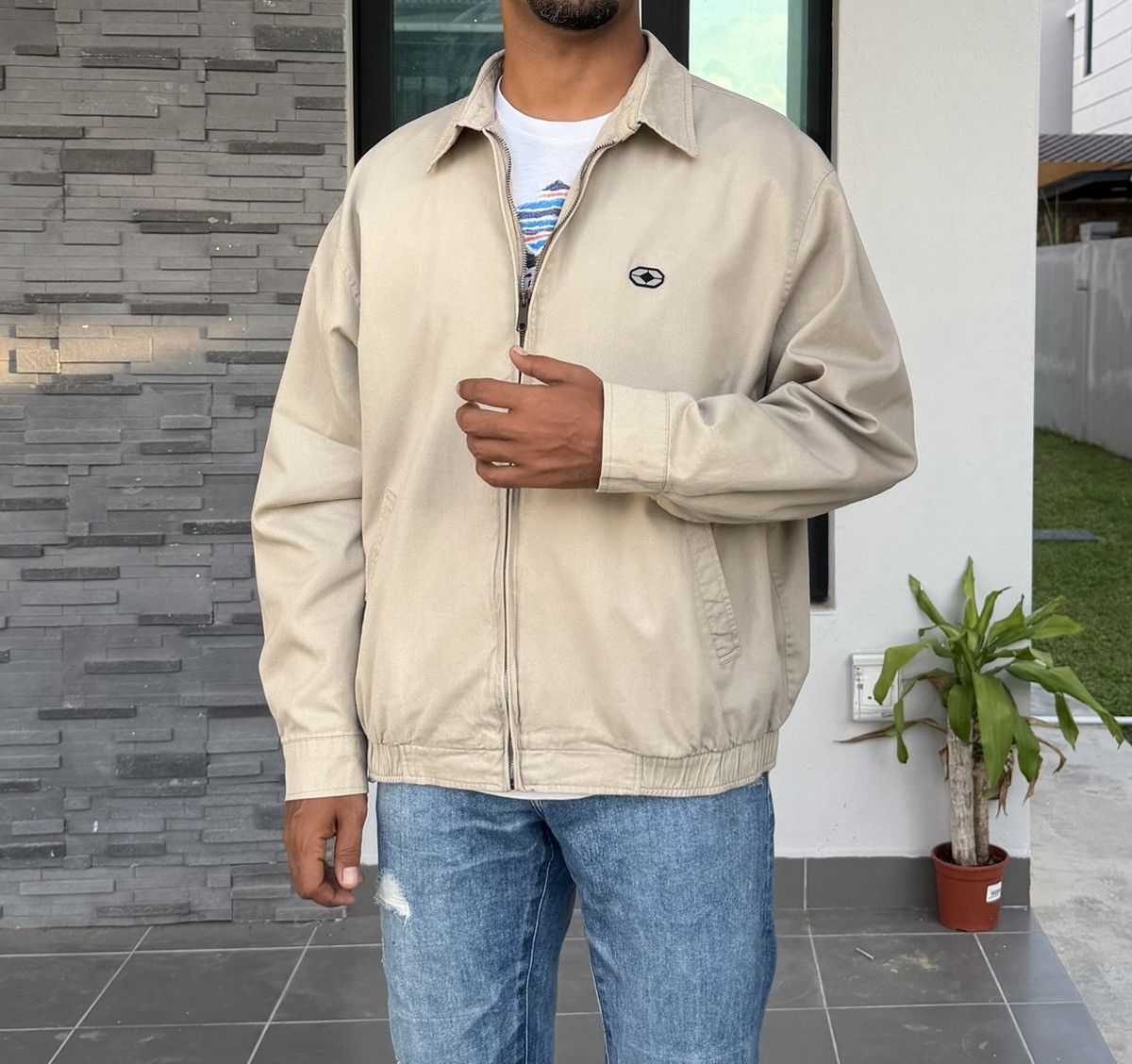 No Fear Vintage No Fear Bomber Jacket Made In USA Size US L / EU 52-54 / 3 - 8 Thumbnail
