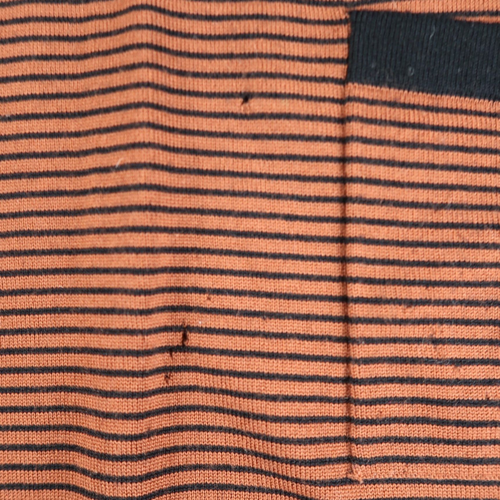 Yves Saint Laurent VINTAGE Yves Saint Laurent Striped Wool Sweater Dress M Women's Orange 80s 90s Knit Crew Neck Long Sleeve Casual Sweatshirt Dress Mens Womens? Size M / US 6-8 / IT 42-44 - 3 Thumbnail