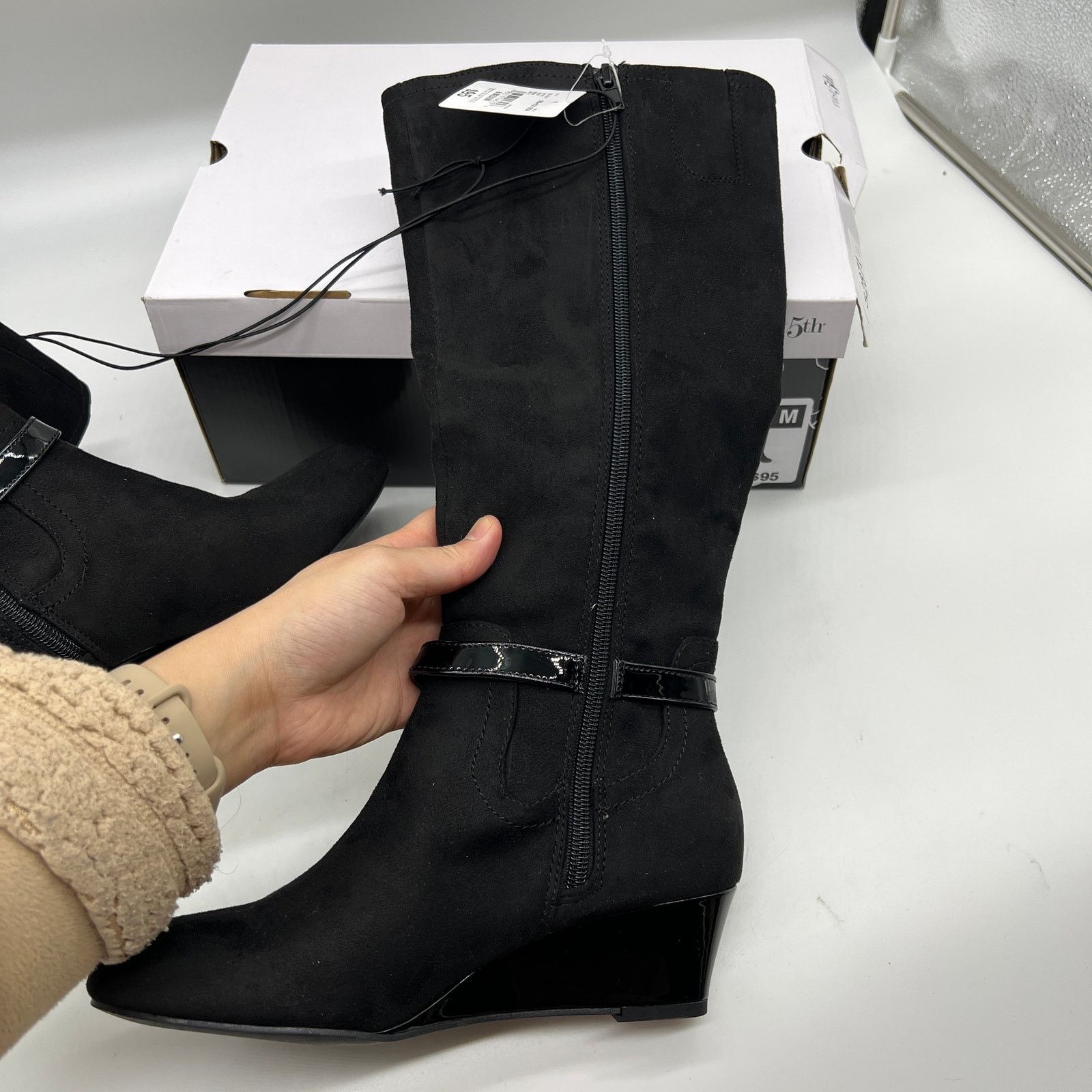 Other East 5th Womens Ellerton Wedge Heel Dress Boots, 6 Size US 6 / IT 36 - 9 Thumbnail