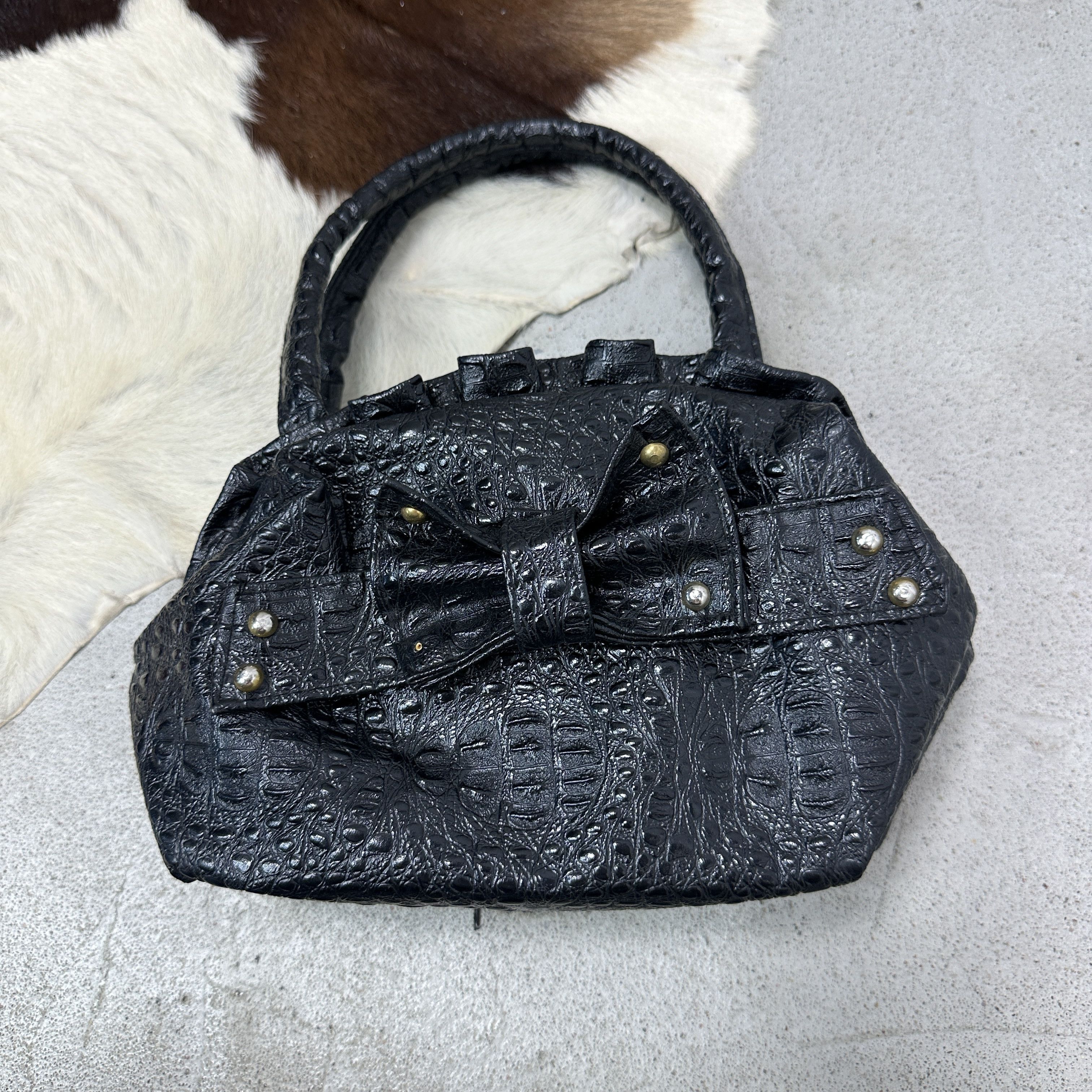 Vintage Vintage Avant Garde Grunge Bow Bag Y2K Size ONE SIZE - 2 Thumbnail