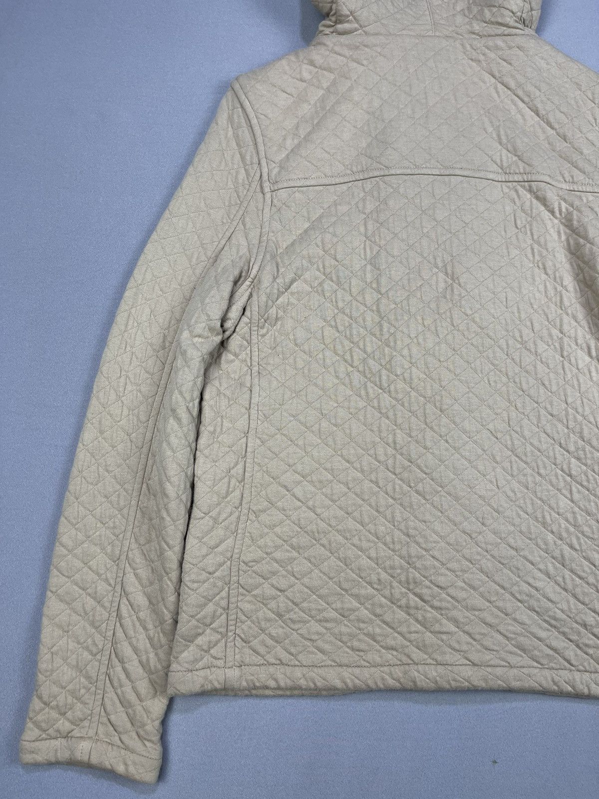 Vintage France Designer ARMEN Diagonal Button Up Quilted Hoodies Size M / US 6-8 / IT 42-44 - 8 Thumbnail