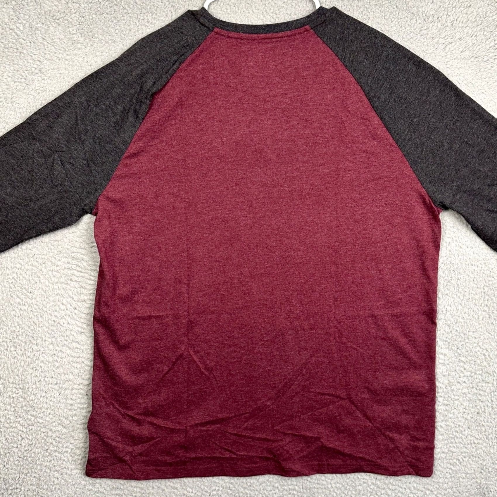 Hurley Hurley T-Shirt Mens XL Red Colorblock Raglan Crewneck Long Sleeve Tee, Colorblock, All Seasons, 60% Cotton, 40% Polyester, Regular Fit Size US XL / EU 56 / 4 - 2 Thumbnail