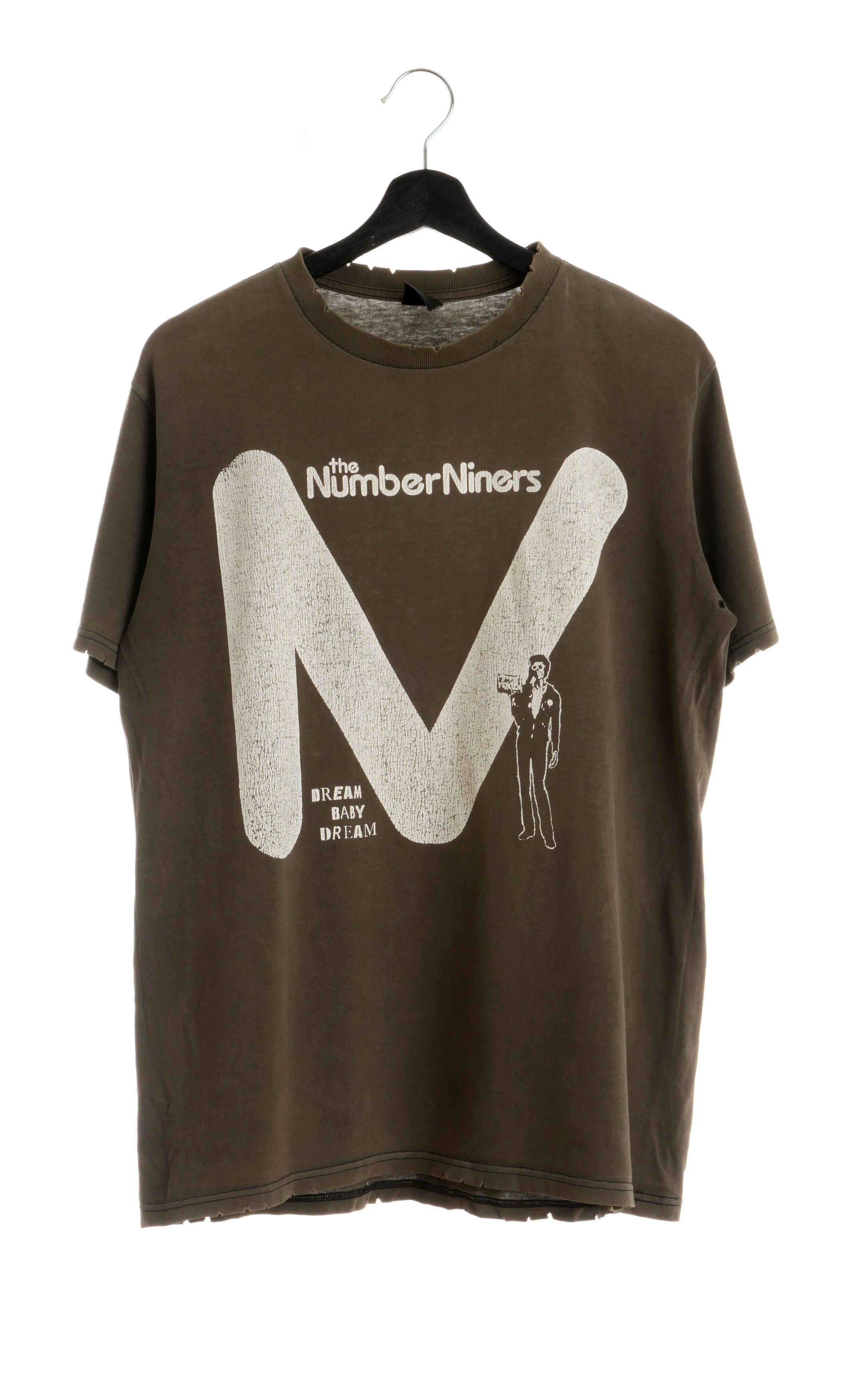 Number (N)ine SS04 Dream Baby Dream "The Number Niners" Distressed Tee Size US L / EU 52-54 / 3 - 2 Thumbnail