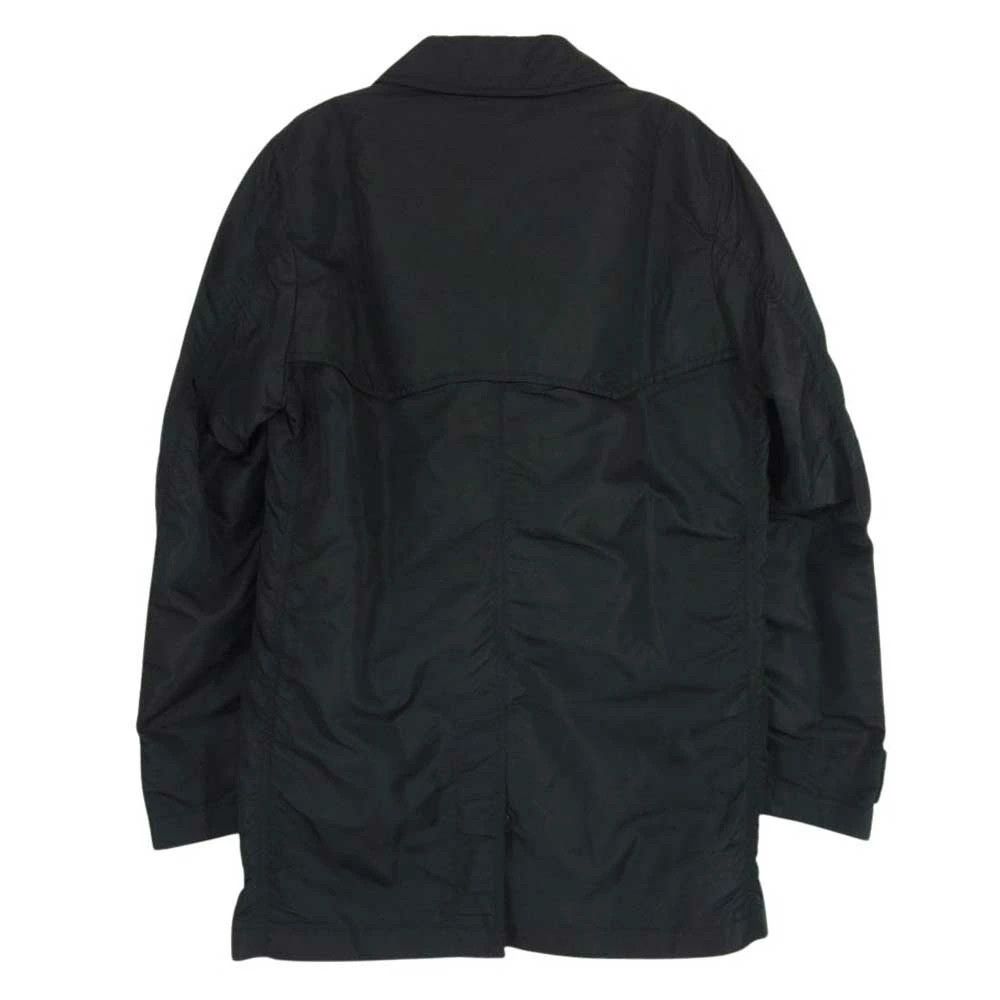Comme des Garcons Homme Jacket Paisley Lining Nylon Half Coat Long Button Black Size US S / EU 44-46 / 1 - 2 Thumbnail