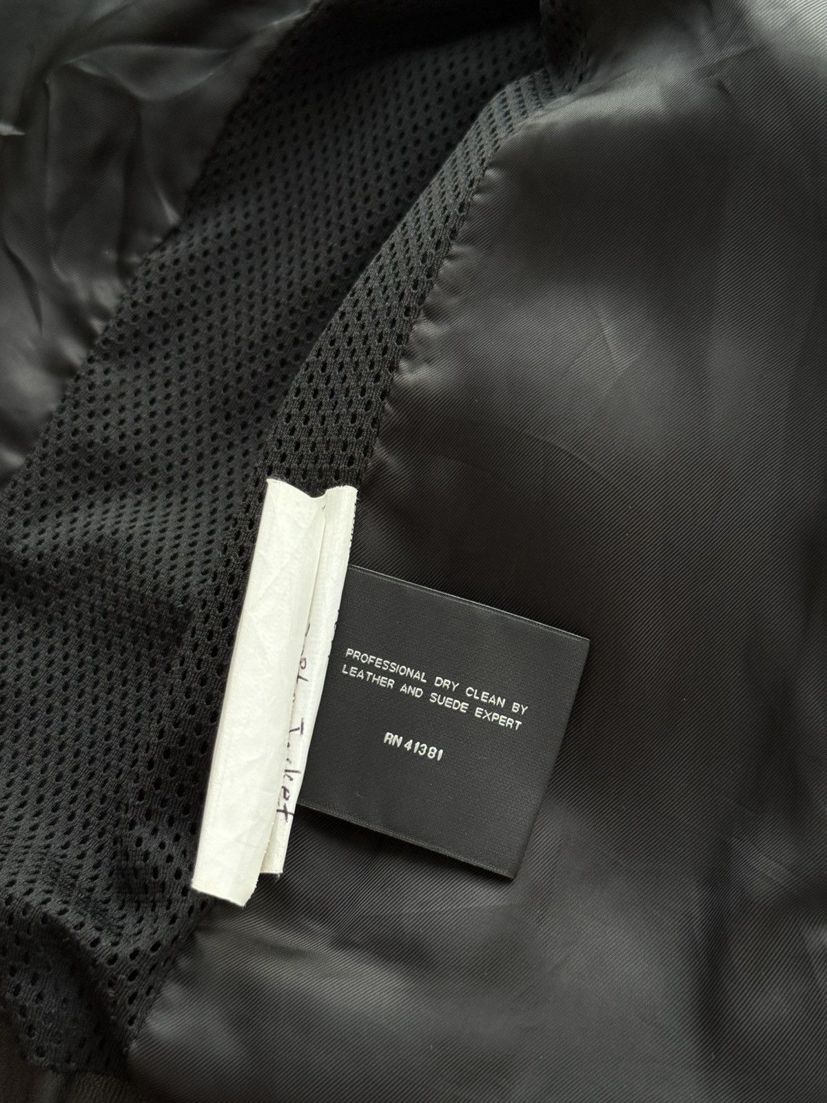 Ralph Lauren Black Label ARCHIVE 5/5 LEATHER MOTO JACKET WITH RIBBED ARMOR DETAILING Size US M / EU 48-50 / 2 - 21 Thumbnail