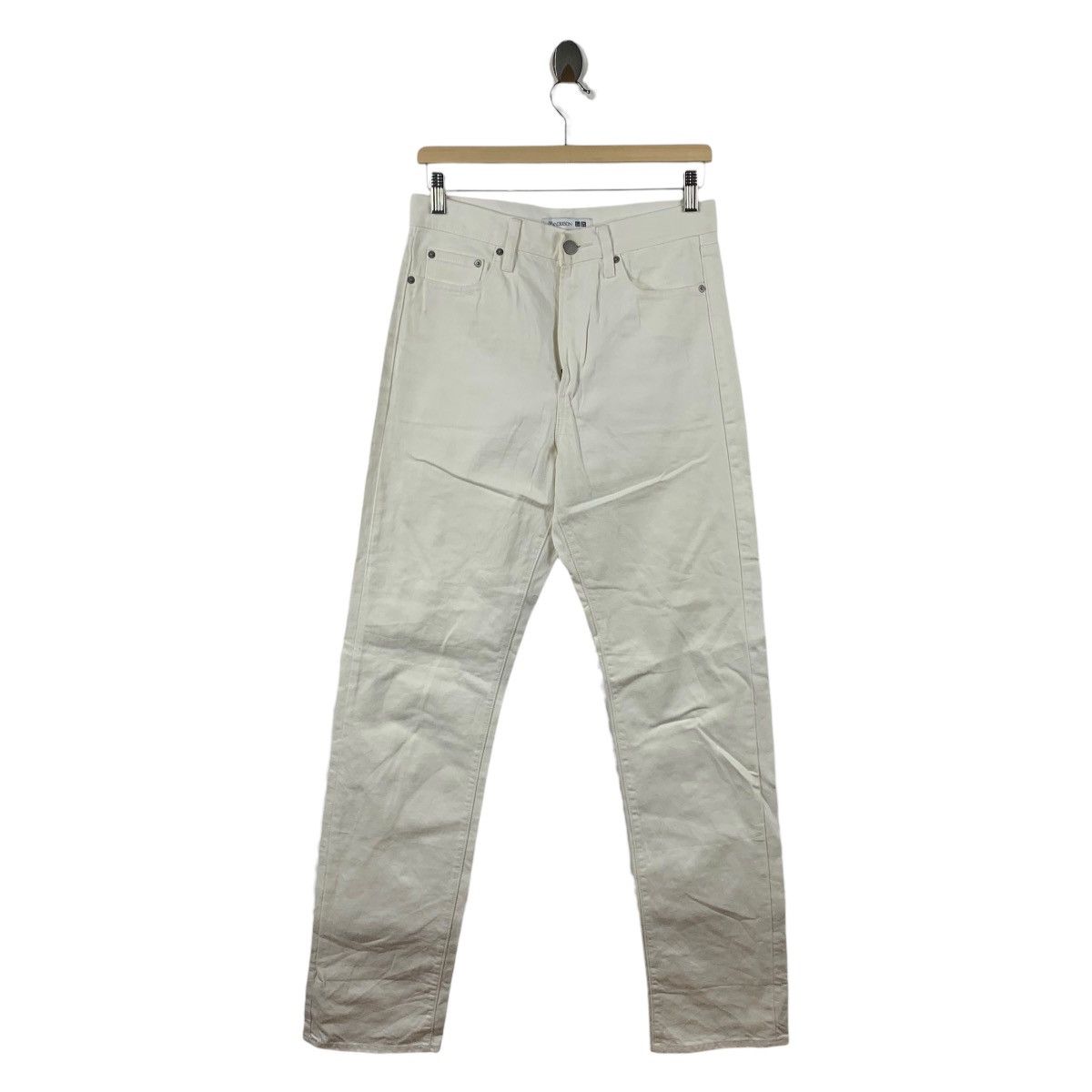 UNIQLO X JW ANDERSON Straight cut white coloured jeans pants