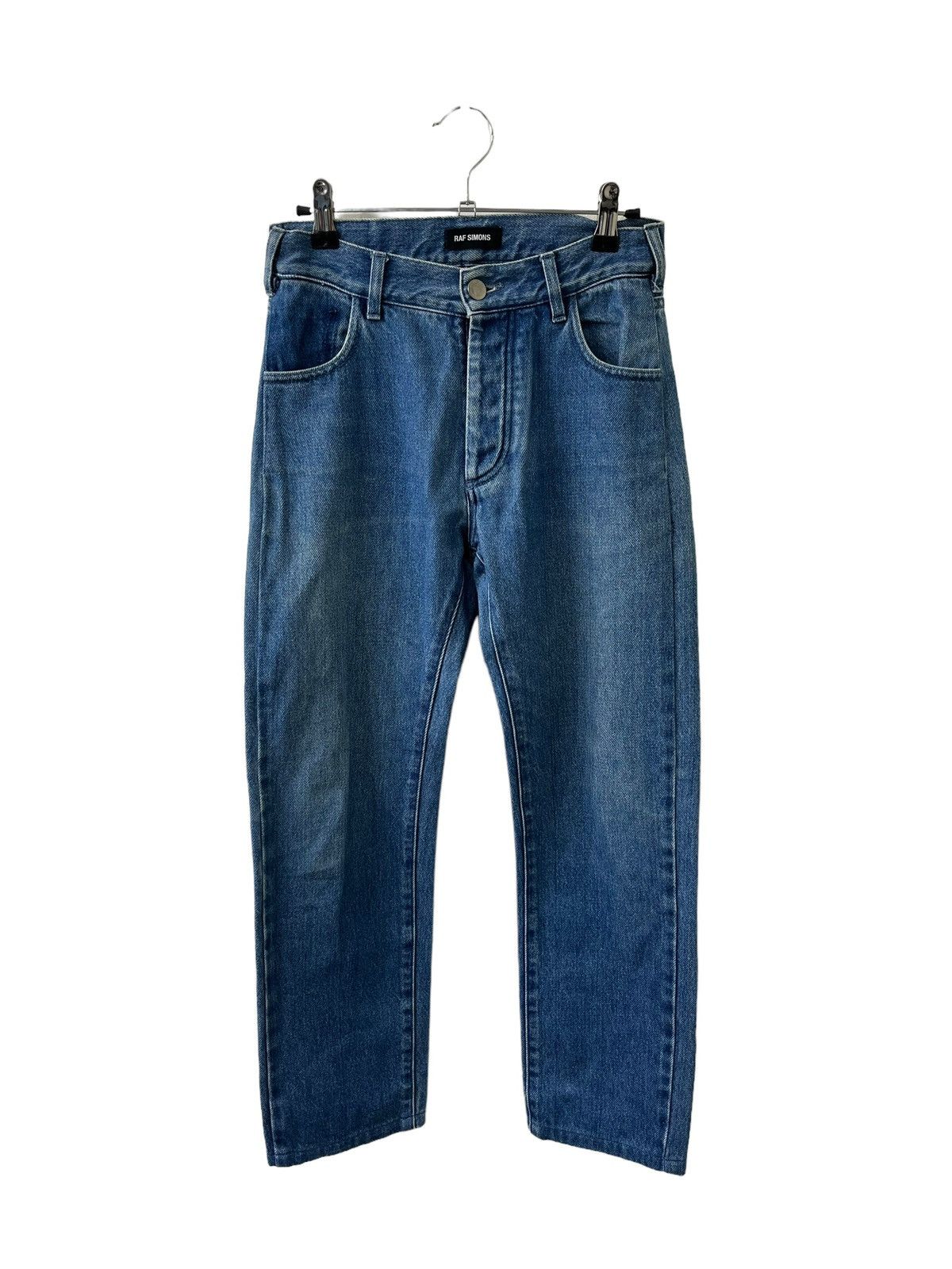 image of Raf Simons Rs Patch Blue Denim, Men's (Size 26)