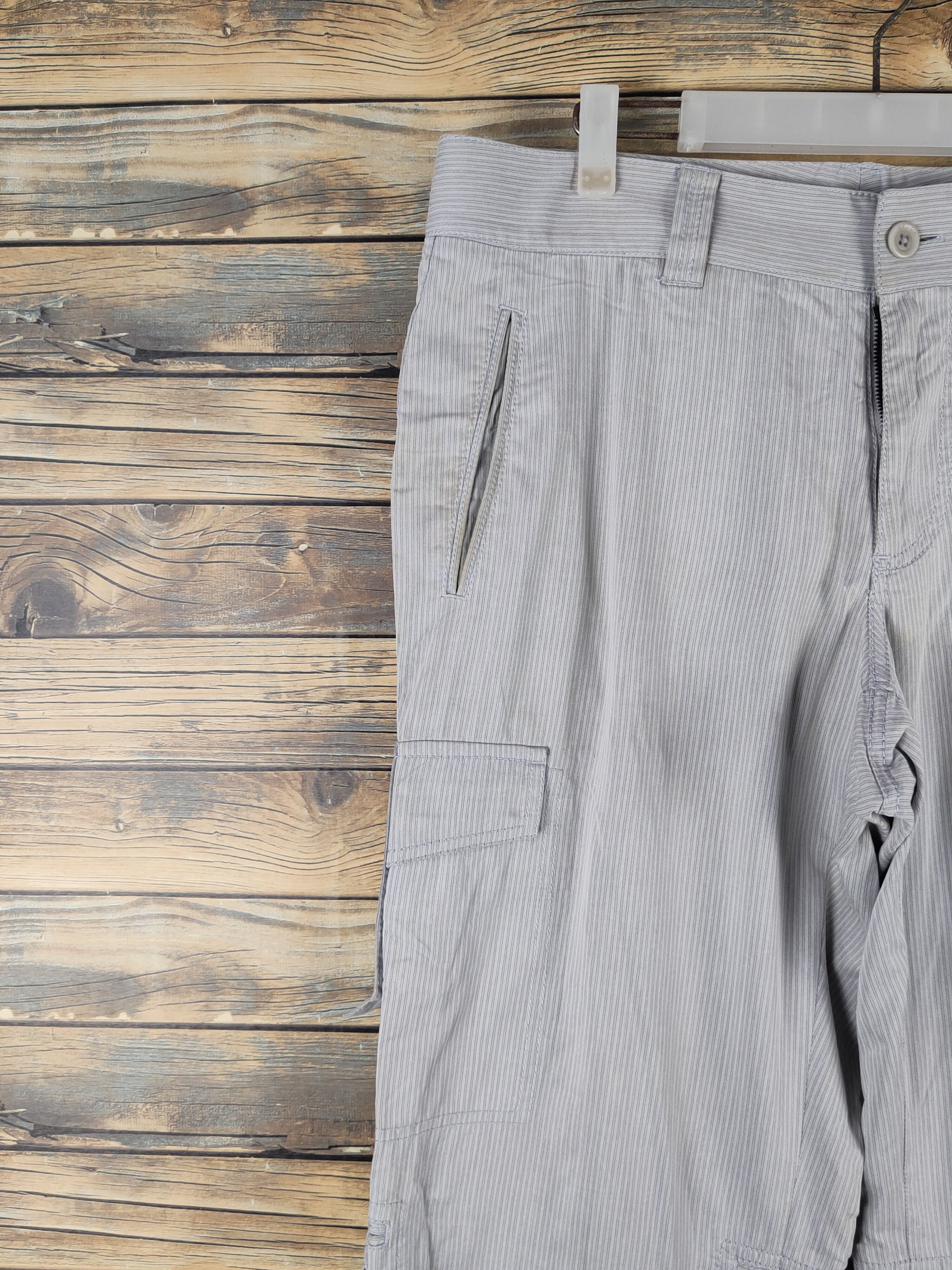 Japanese Brand Epoca Uoma Gray Multipocket Tactical Cargo Pants #2361 Size US 33 - 3 Thumbnail