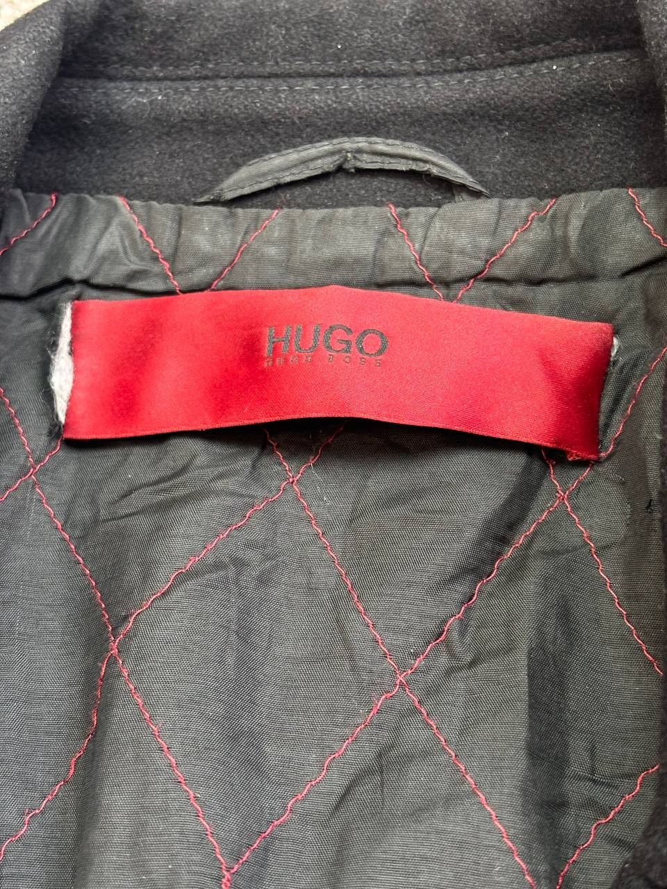 Hugo Boss Hugo Boss Black Wool Blend Double Breasted Peacoat Large Size US L / EU 52-54 / 3 - 10 Thumbnail