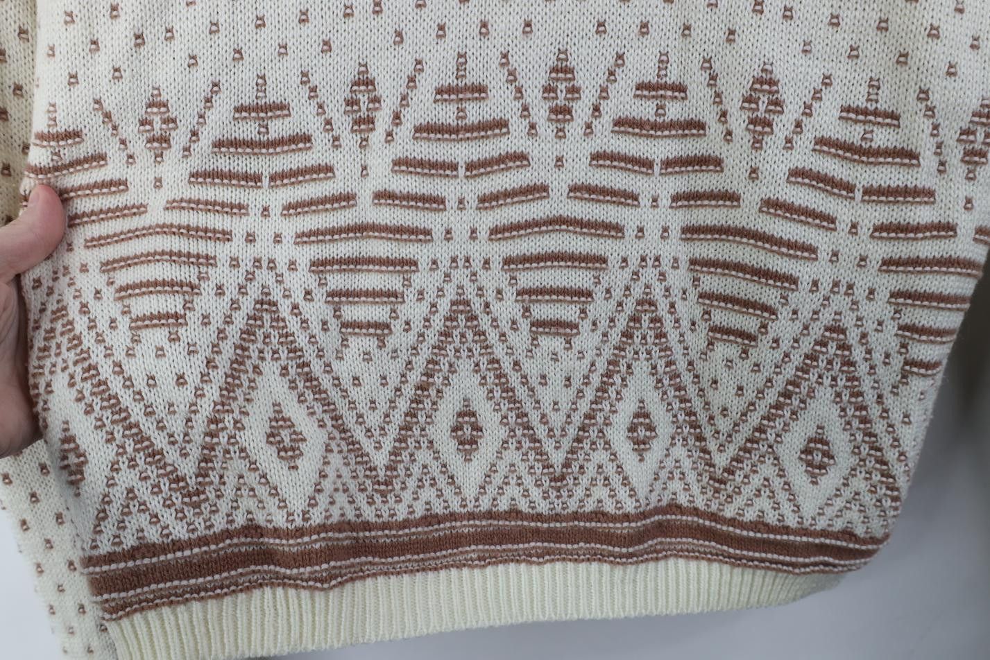 Vintage Vintage 90s Streetwear Fair Isle Knit Crewneck Sweater Size M / US 6-8 / IT 42-44 - 5 Thumbnail