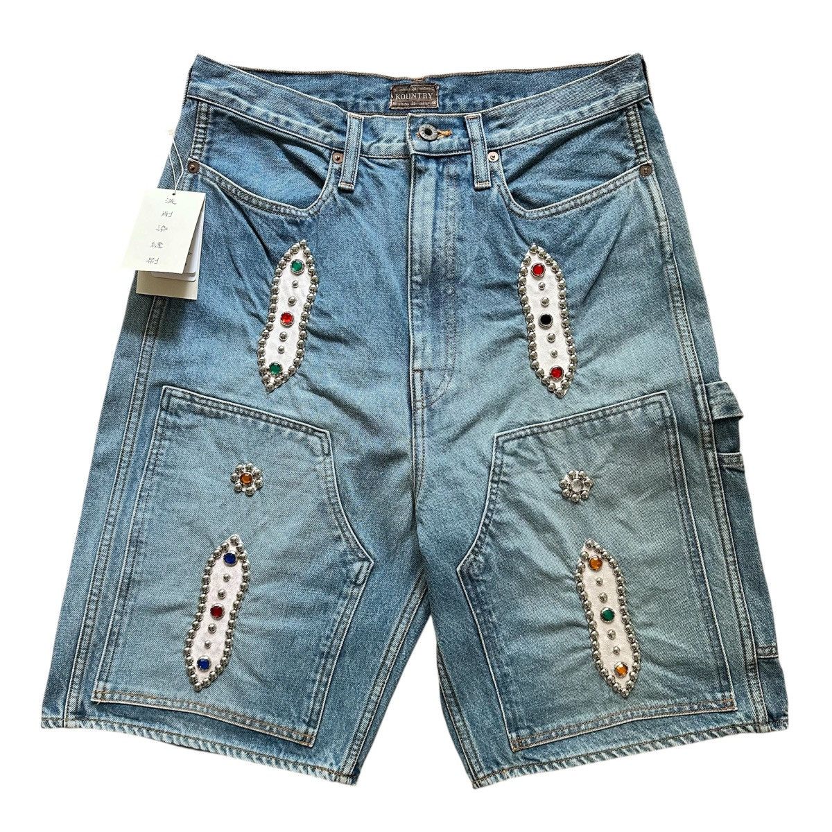Kapital Jean Shorts Stud | Grailed