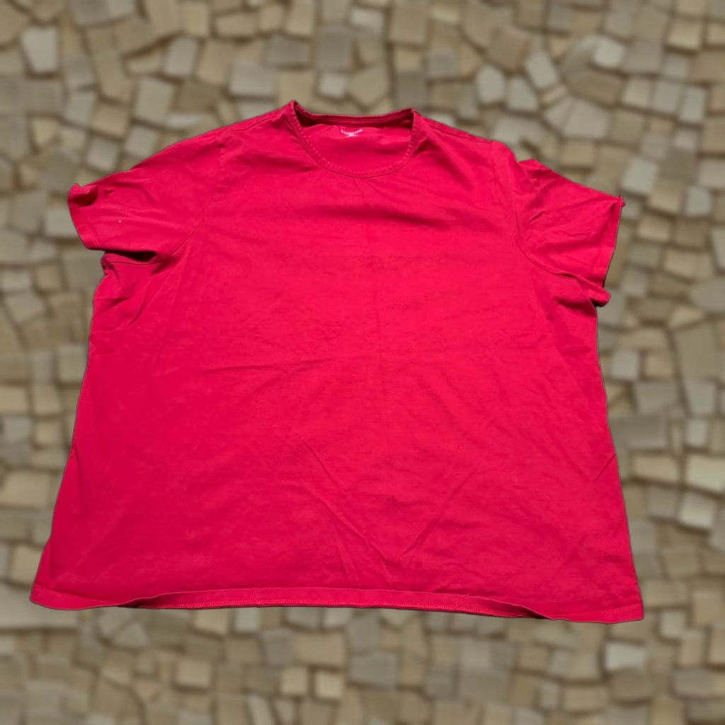 Lands' End Lands' End Shirt Women's Plus Size 2X Red Short Sleeve Shirt Size XXL / US 16-18 / IT 52-54 - 1 Thumbnail
