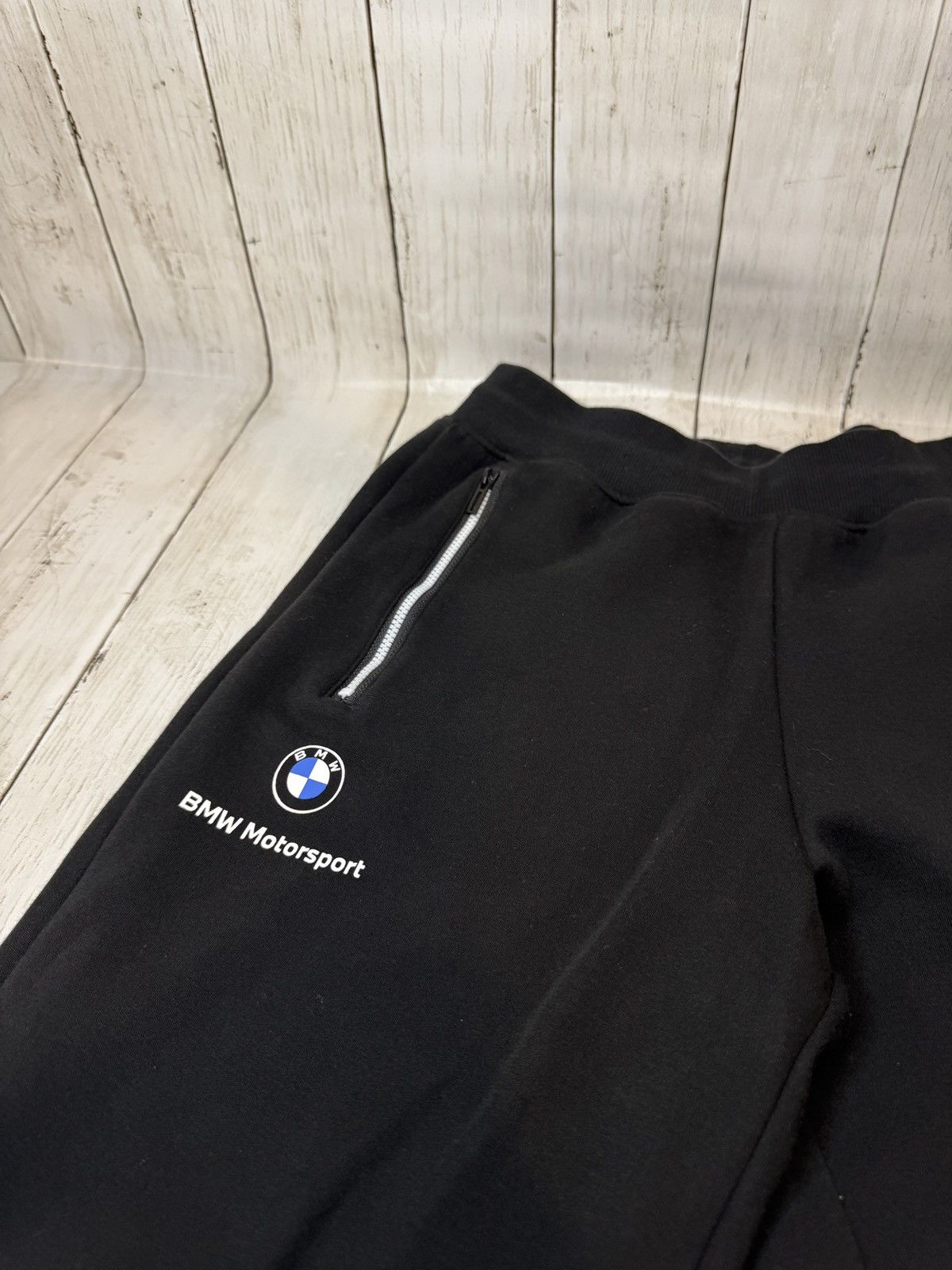 Puma BMW Motorsport Black Puma Men’s Joggers Small 26x30 Size US 26 / EU 42 - 4 Thumbnail