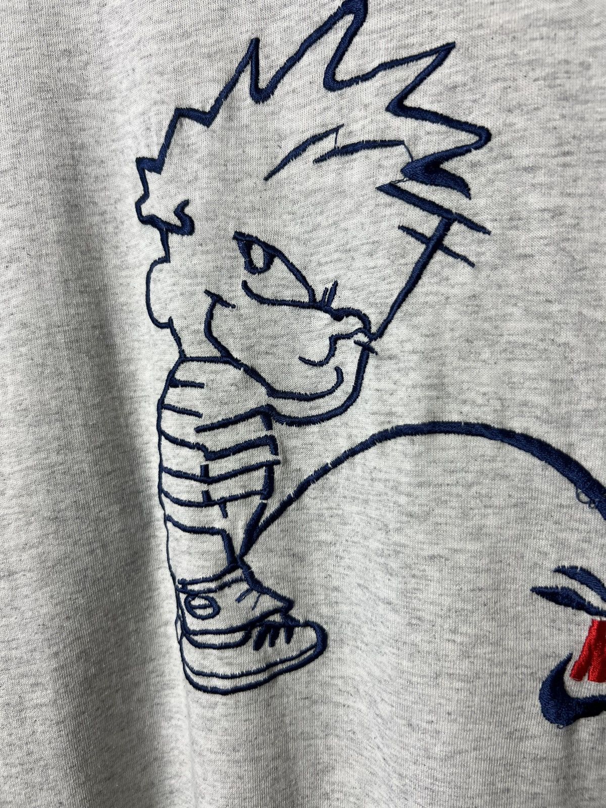 Nike Vintage 80s /90s Nike Calvin & Hobbes Piss Single Stitch Tee Size US XL / EU 56 / 4 - 5 Thumbnail
