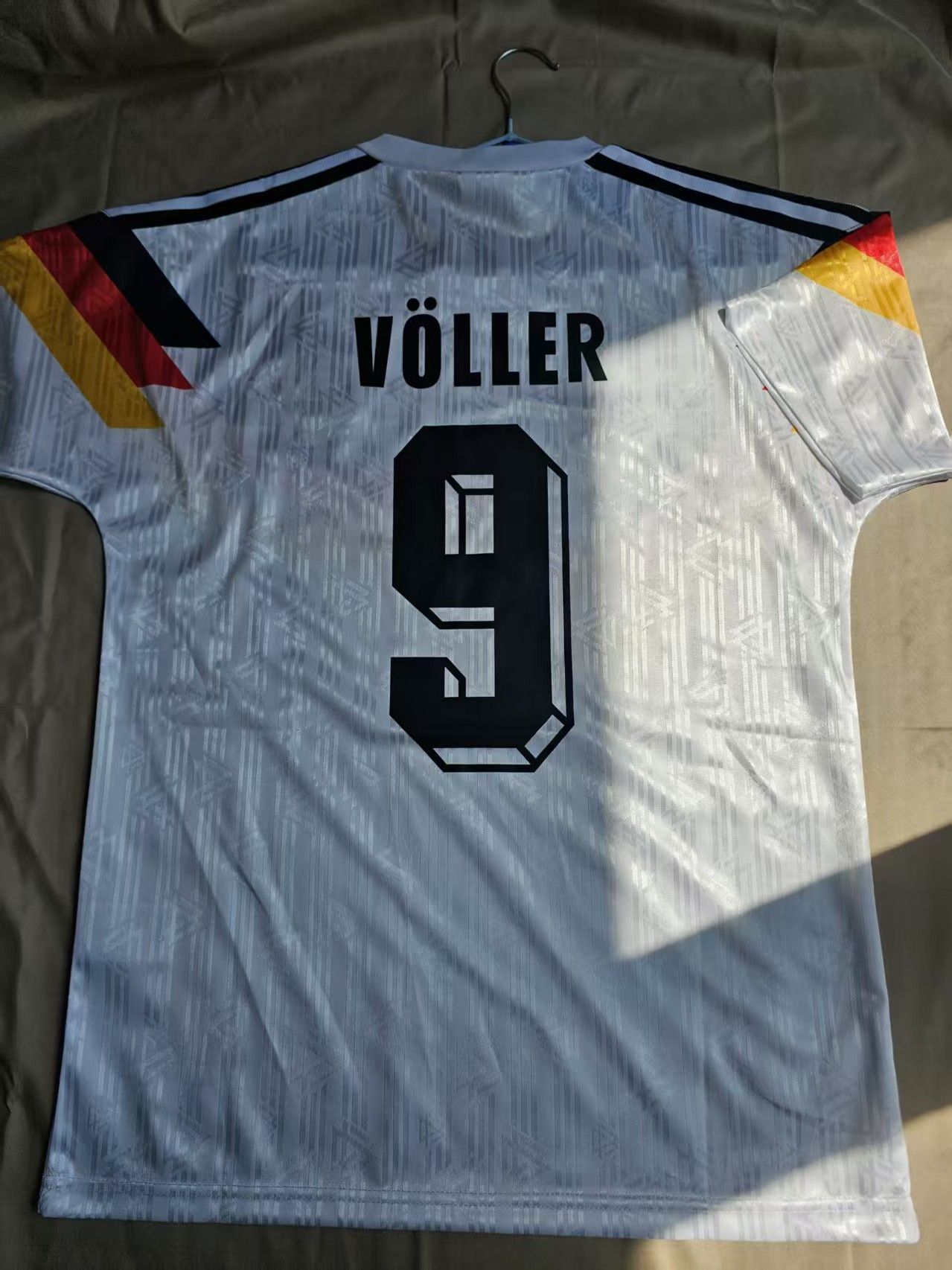 Other 1990 World Cup Germany 9 Rudi Völler Jersey Home Size US XL / EU 56 / 4 - 1 Thumbnail