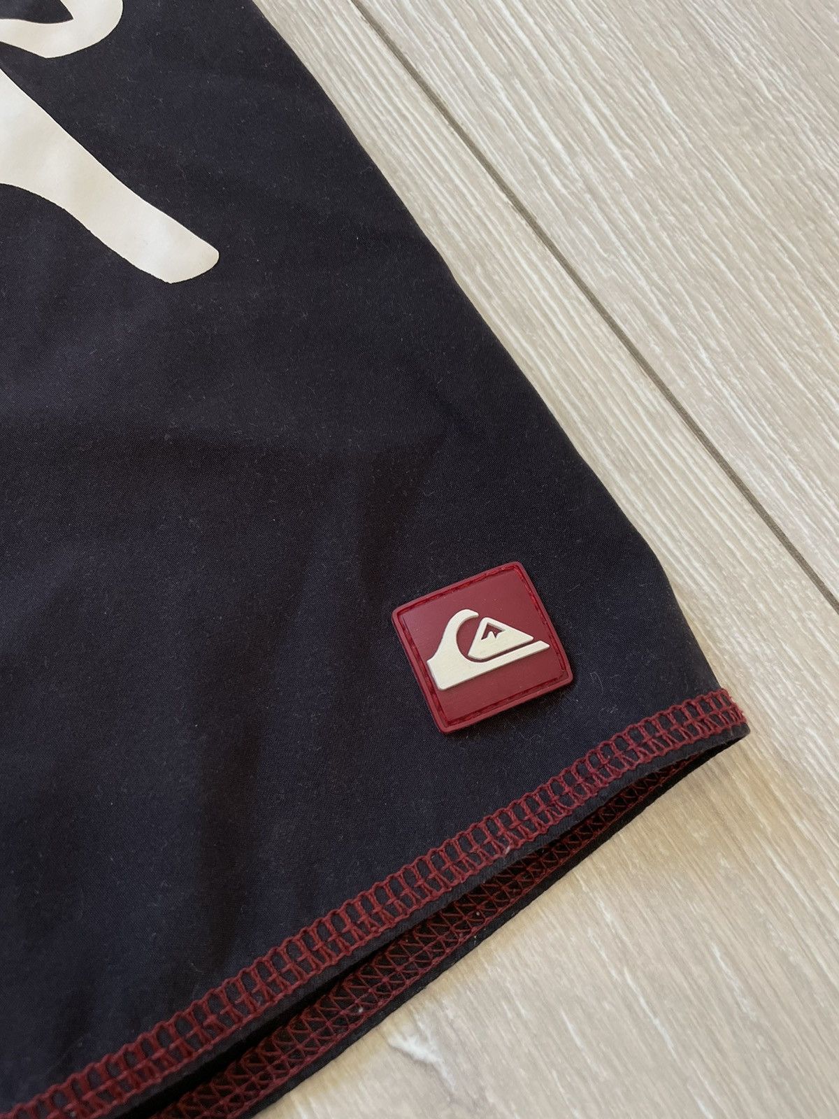 Quiksilver × Vintage Rare Vintage Quiksilver Big Logo Shorts Y2K Surfing Size US 32 / EU 48 - 4 Thumbnail