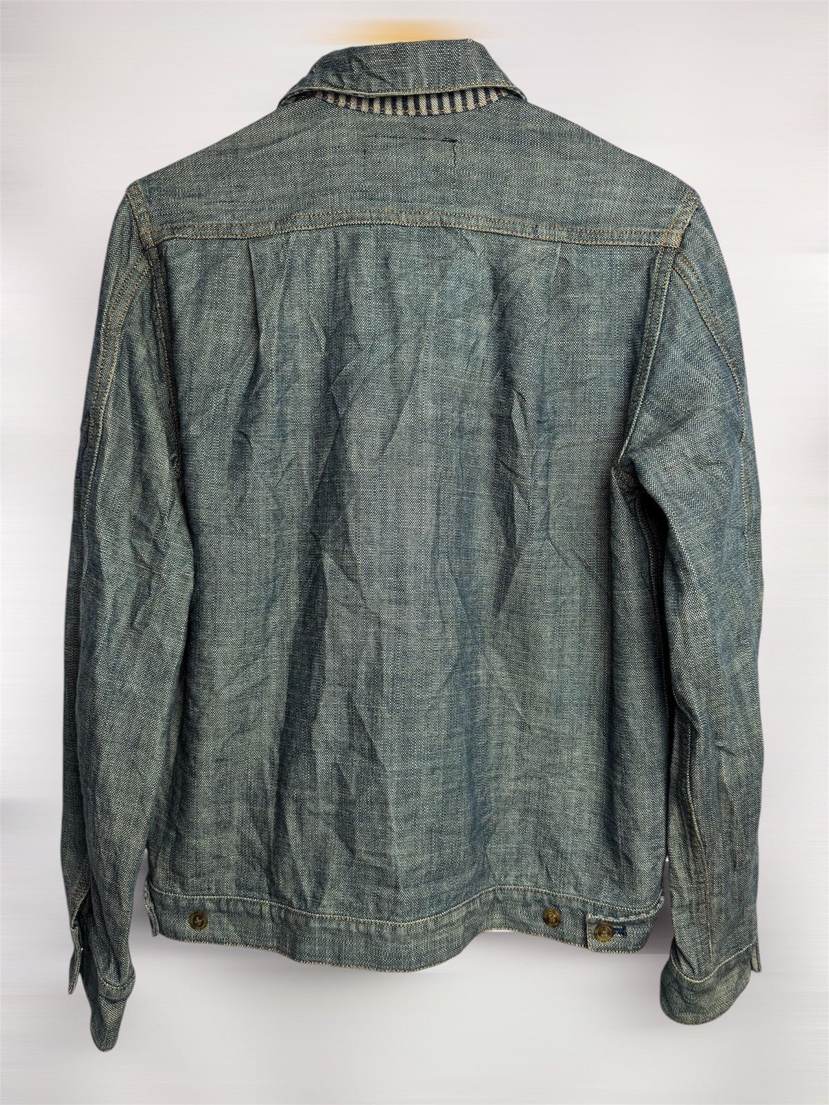 If Six Was Nine × Japanese Brand × Le Grande Bleu (L.G.B.) Hiromichi Nakano Type 1 Denim Jacket Size US M / EU 48-50 / 2 - 4 Thumbnail