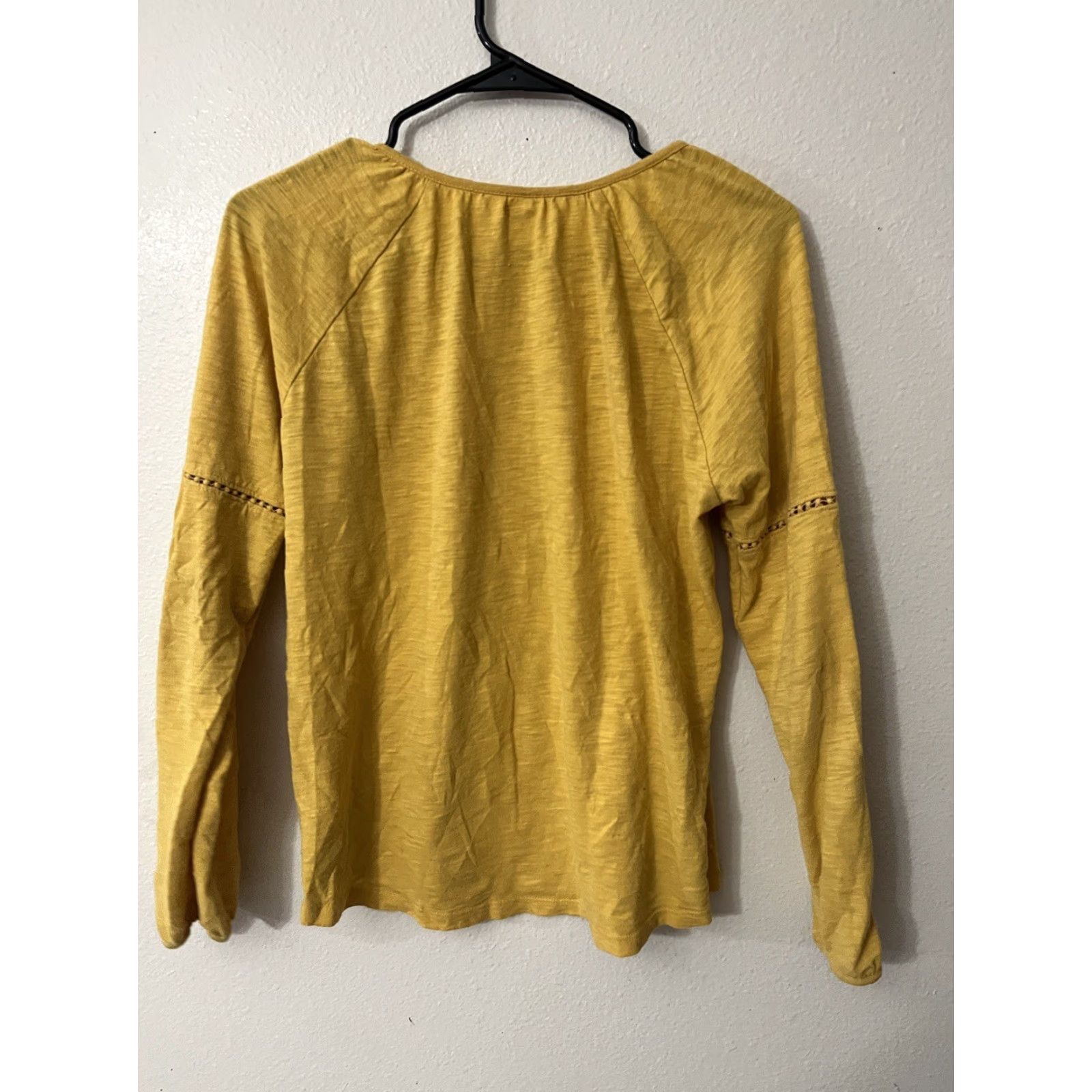 Old Navy VINTAGE Old Navy Long Sleeve Blouse Women's XXL Yellow Shirt Casual 2000s Size XXL / US 16-18 / IT 52-54 - 3 Thumbnail