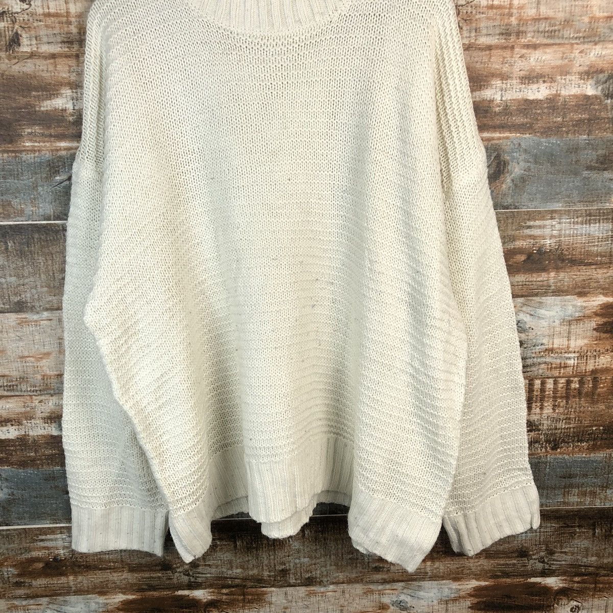 GU × Homespun Knitwear GU vintage white Knitwear #A1831 Size US L / EU 52-54 / 3 - 3 Thumbnail