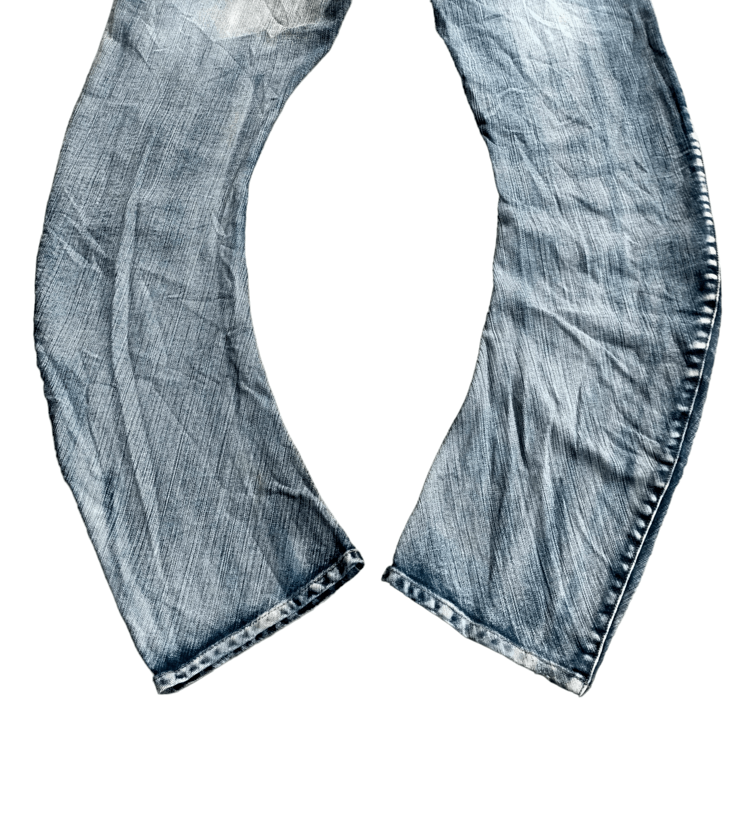 PPFM PPFM Curve Leg Stretch Acid Wash Jeans Size US 33 - 14 Thumbnail