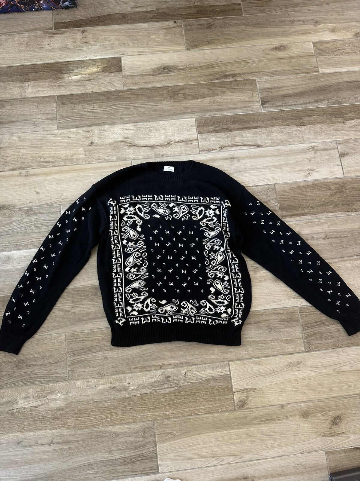 Etro Etro Milano black knitted sweatshirt Size US L / EU 52-54 / 3 - 1 Thumbnail