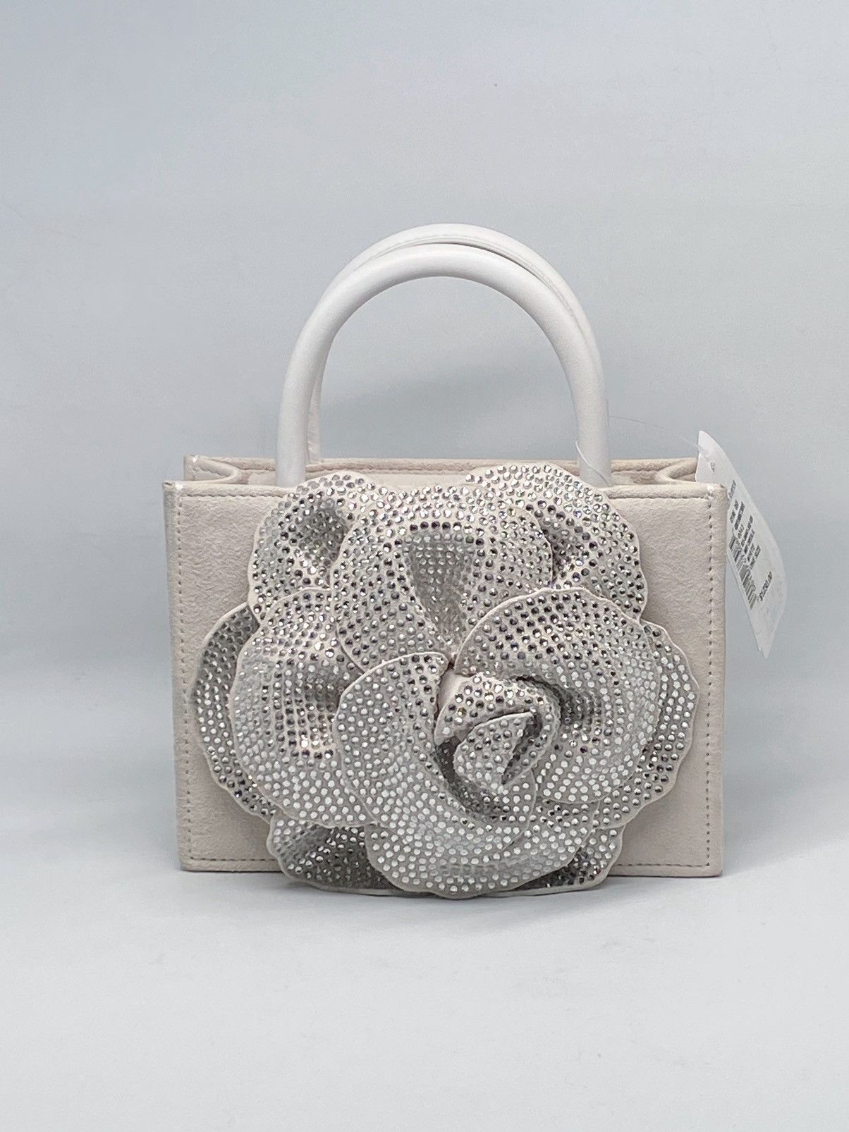 MACH & MACH Mach & Mach Crystal Flower Suede Bag Size ONE SIZE - 4 Thumbnail