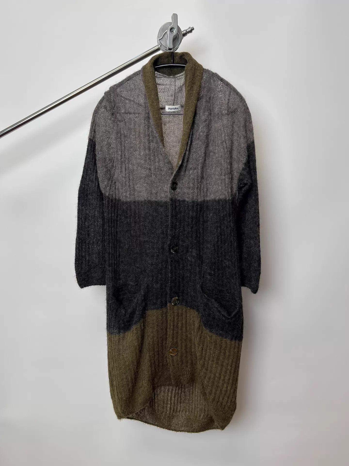 Issey Miyake ISSEY MIYAKE color blocked wool blend knit cardigan M Size US M / EU 48-50 / 2 - 1 Thumbnail