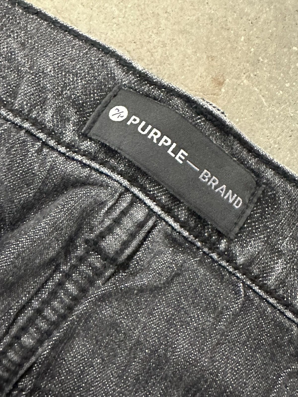 Purple Purple Brand Black One Year Jeans Size US 33 - 3 Thumbnail