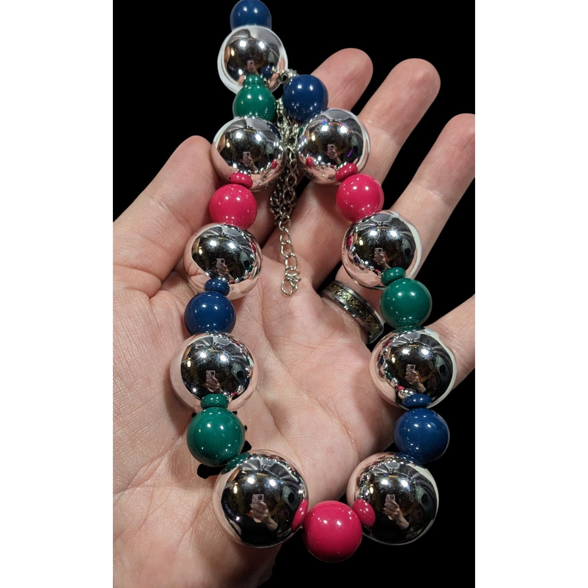 Other Paparazzi Top Pop Silver Tone And Multi Color Beaded Necklac Size ONE SIZE - 3 Thumbnail