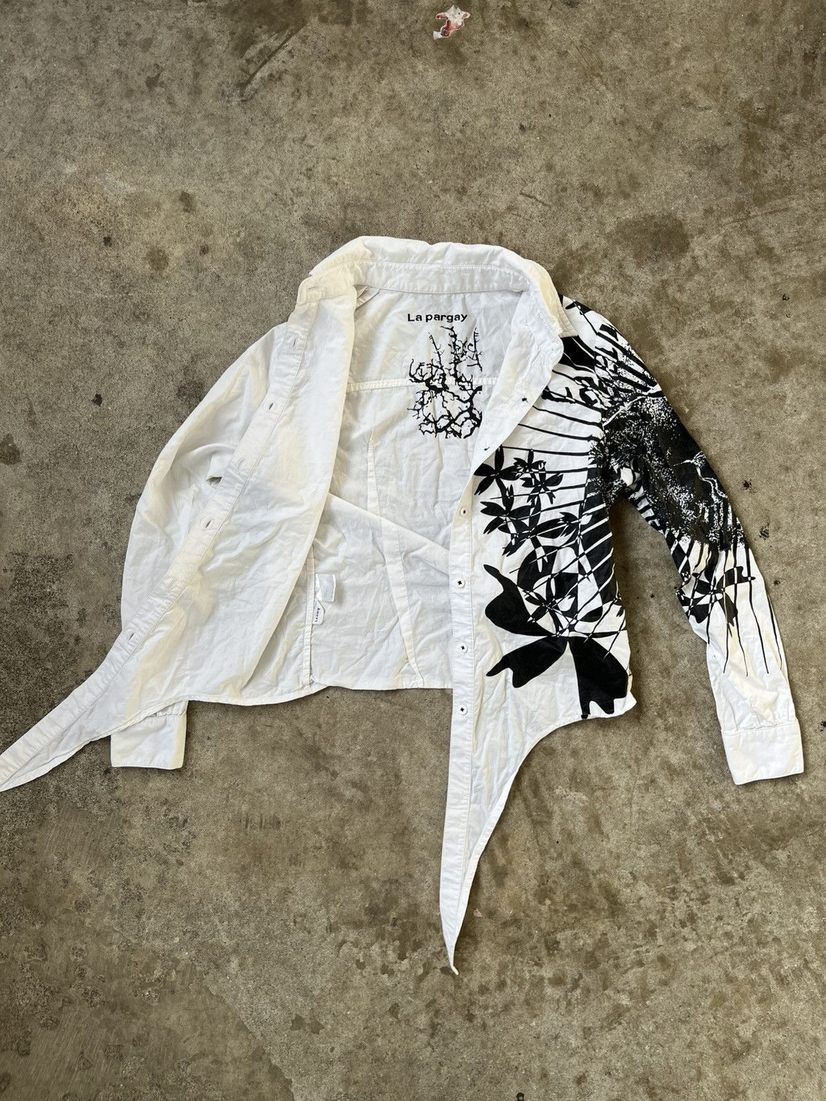 If Six Was Nine La Pargay AOP White Button Up Size US S / EU 44-46 / 1 - 3 Thumbnail